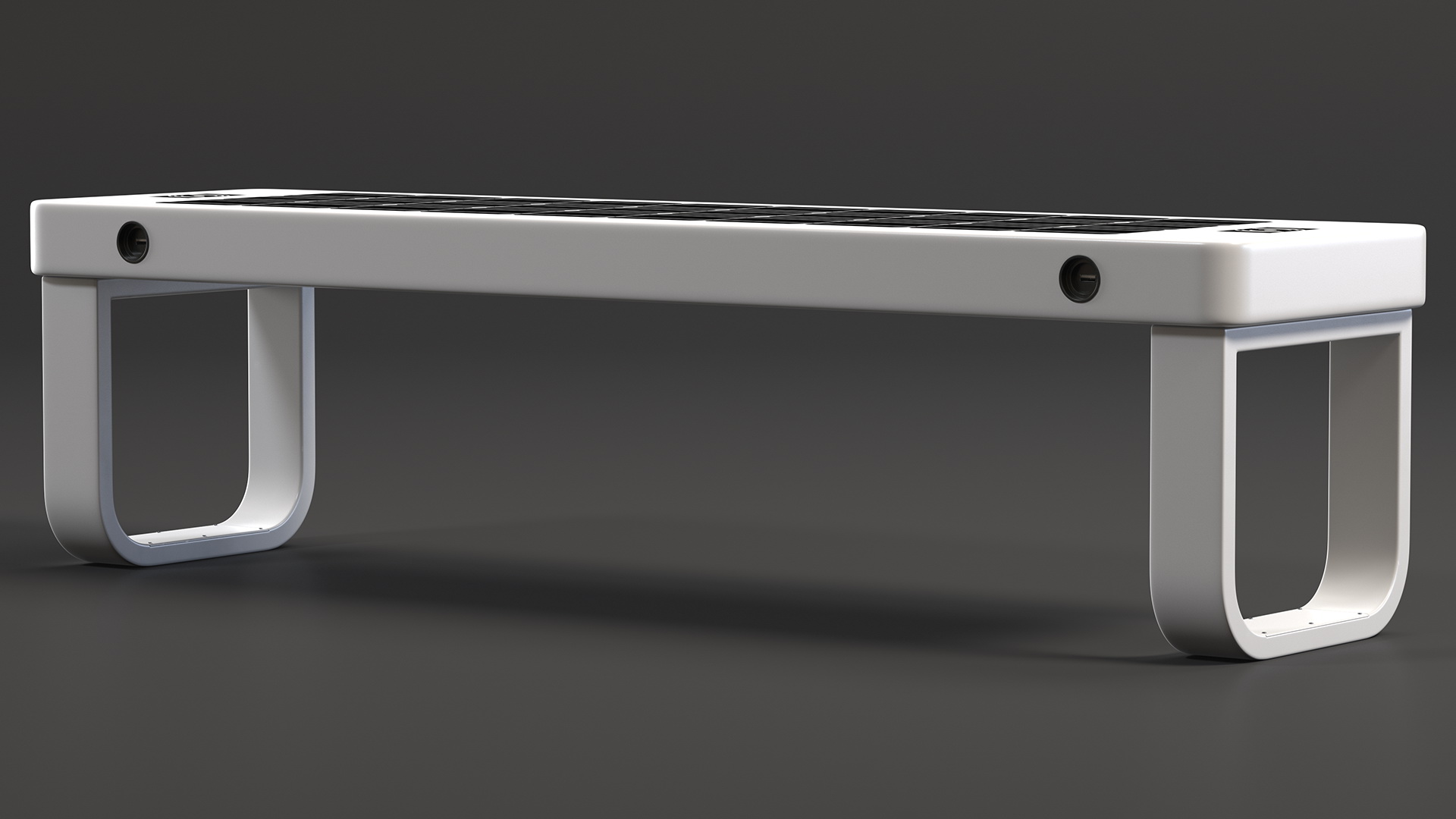 Solar Powered Outdoor Bench 3D