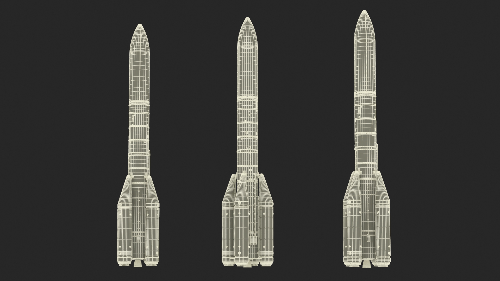 3D European Ariane 6 Launch Vehicle A64