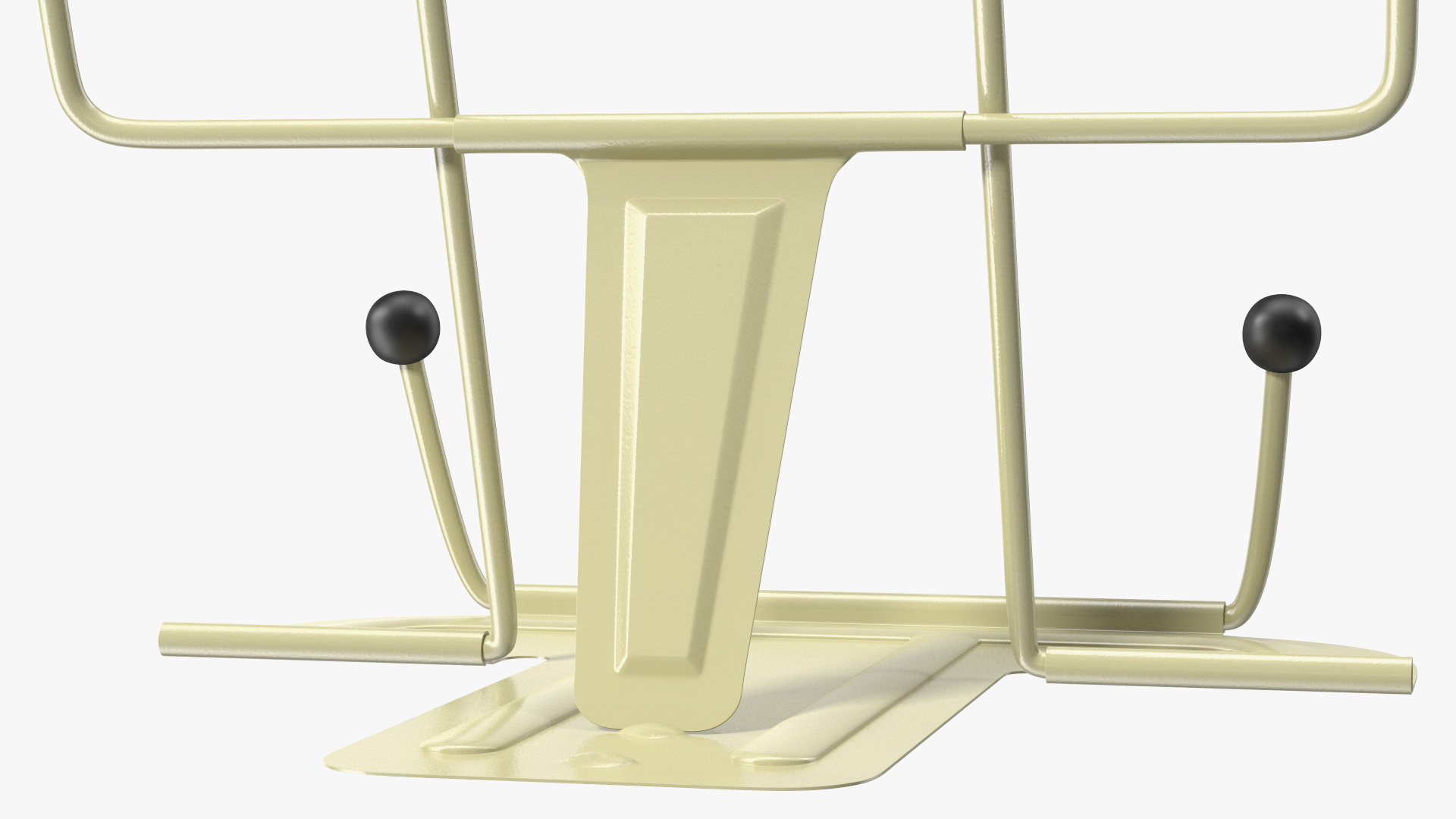 3D Folding Metal Book Stand Yellow