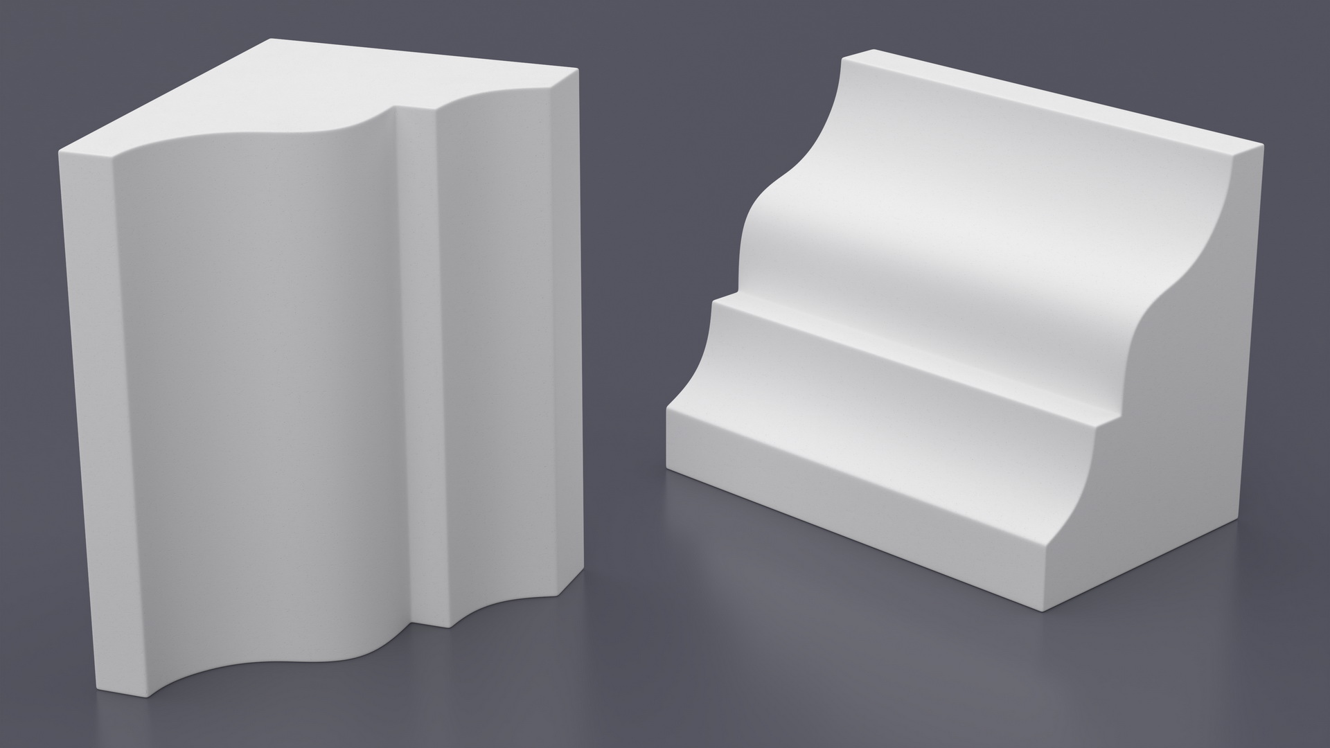 3D Architectural Molding Gypsum Type 18