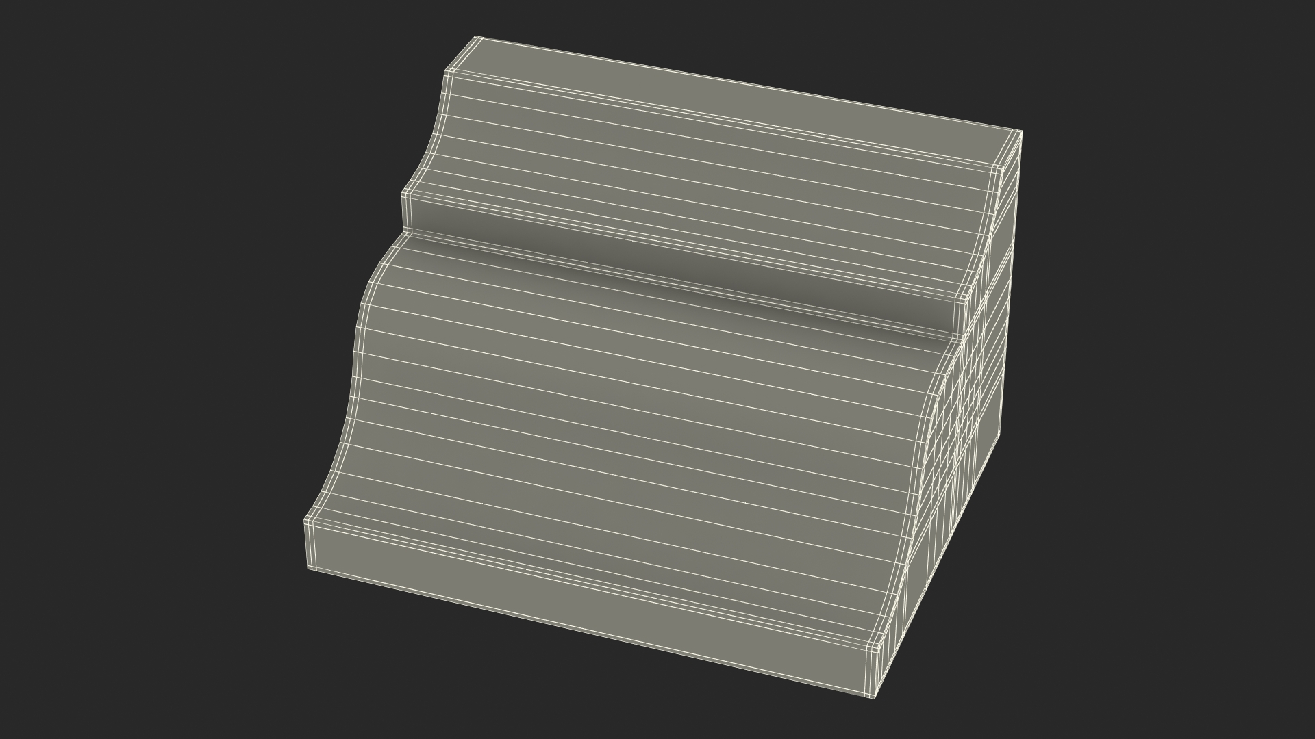 3D Architectural Molding Gypsum Type 18