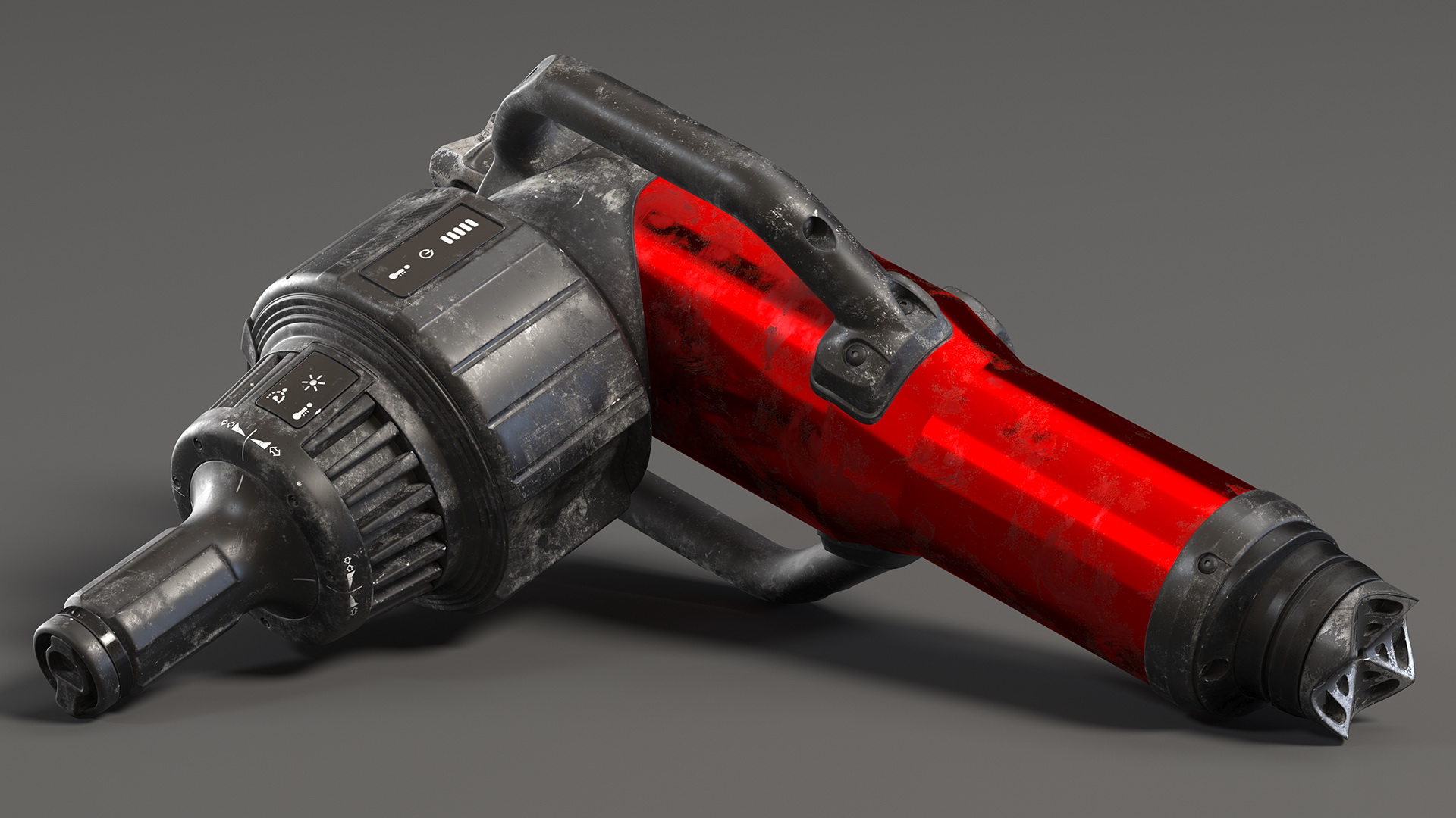 Cordless Rescue Ram Hydraulic Used 3D model
