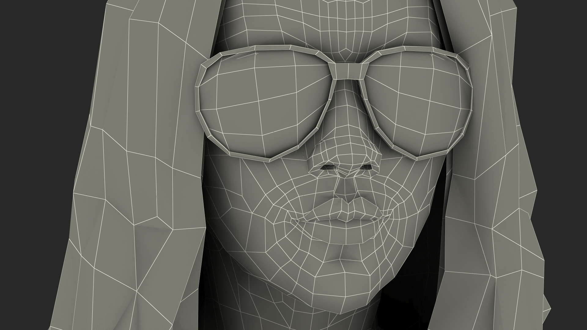 Chinese Woman Rigged for Maya 3D model