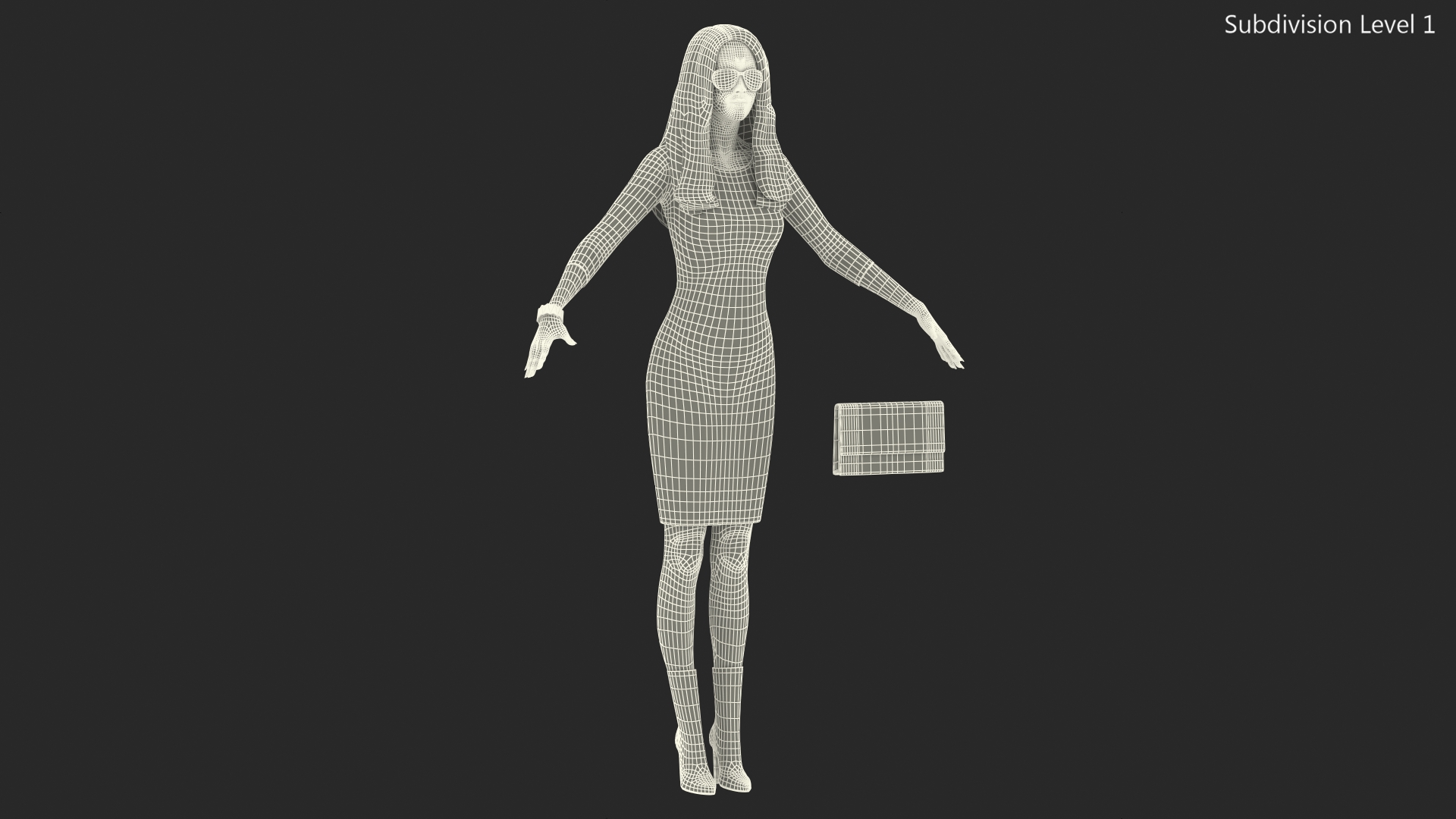 Chinese Woman Rigged for Maya 3D model