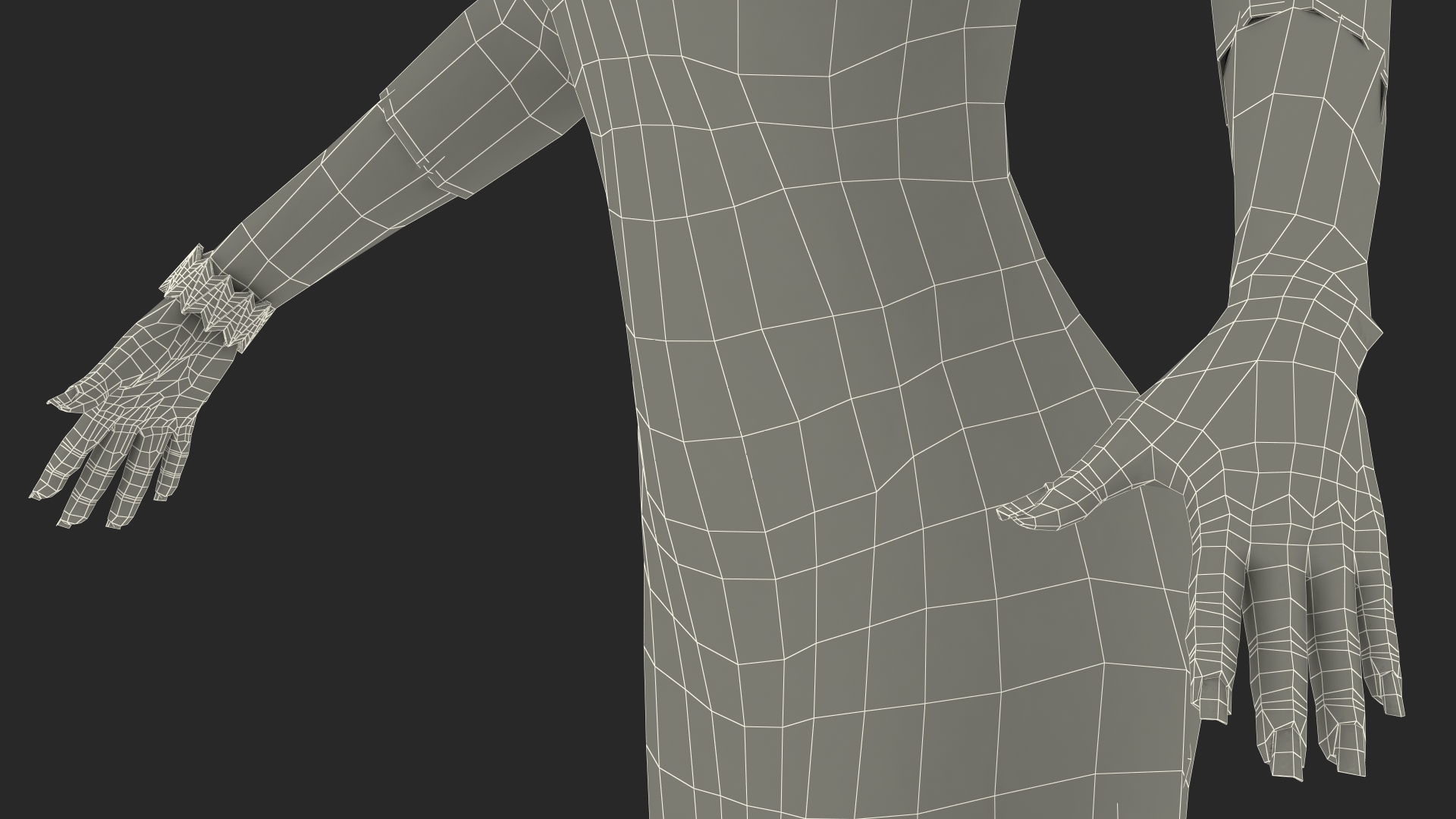 Chinese Woman Rigged for Maya 3D model