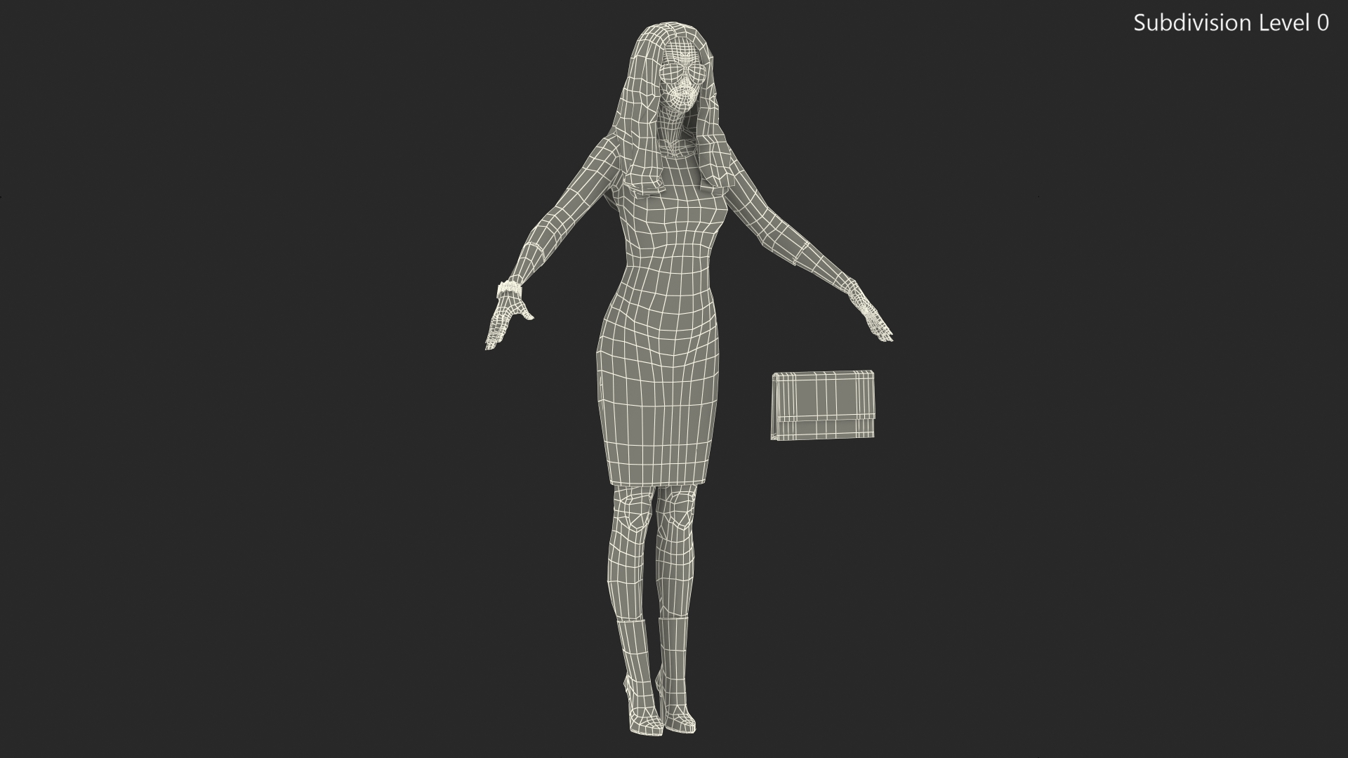 Chinese Woman Rigged for Maya 3D model