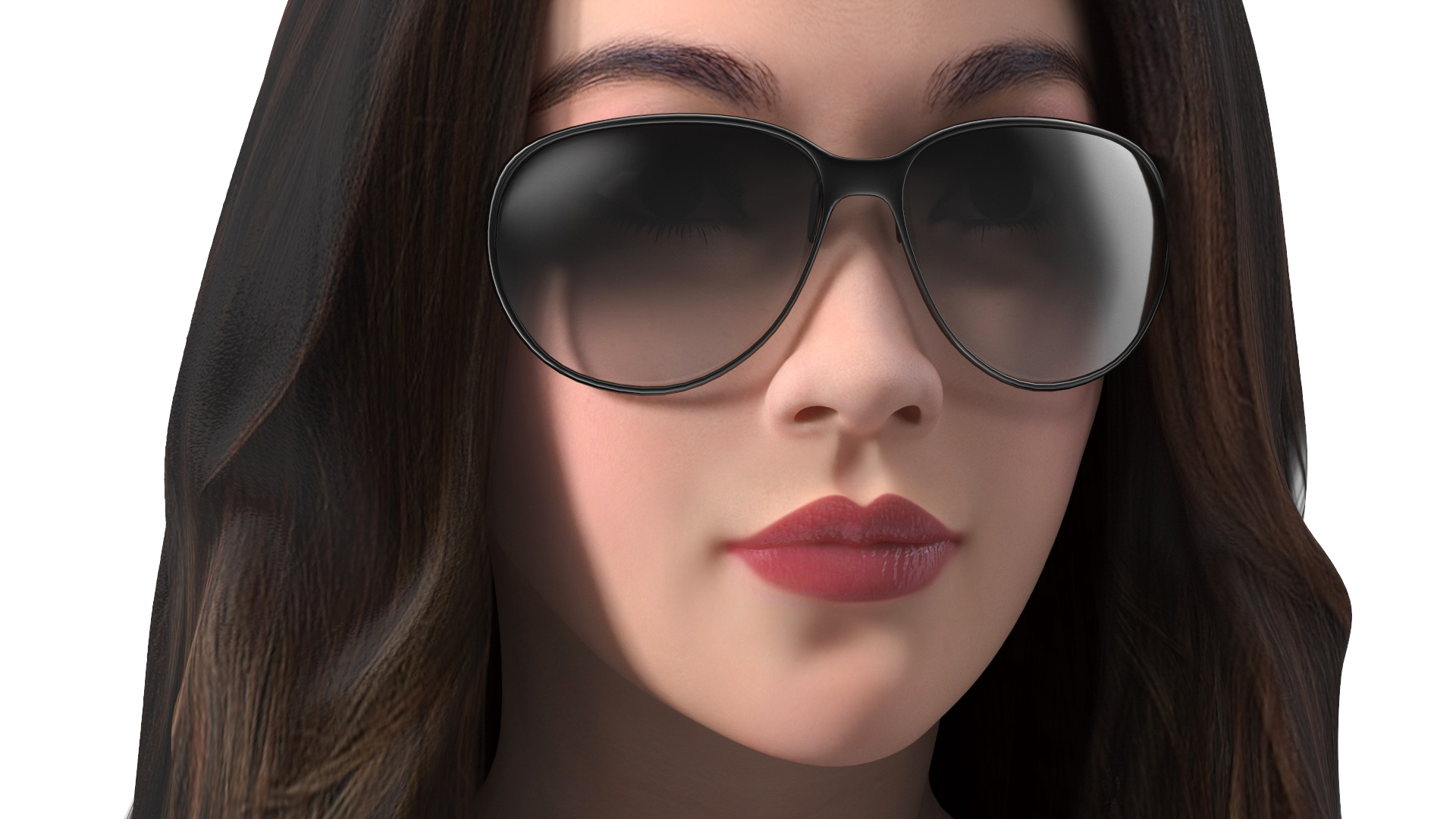 Chinese Woman Rigged for Maya 3D model