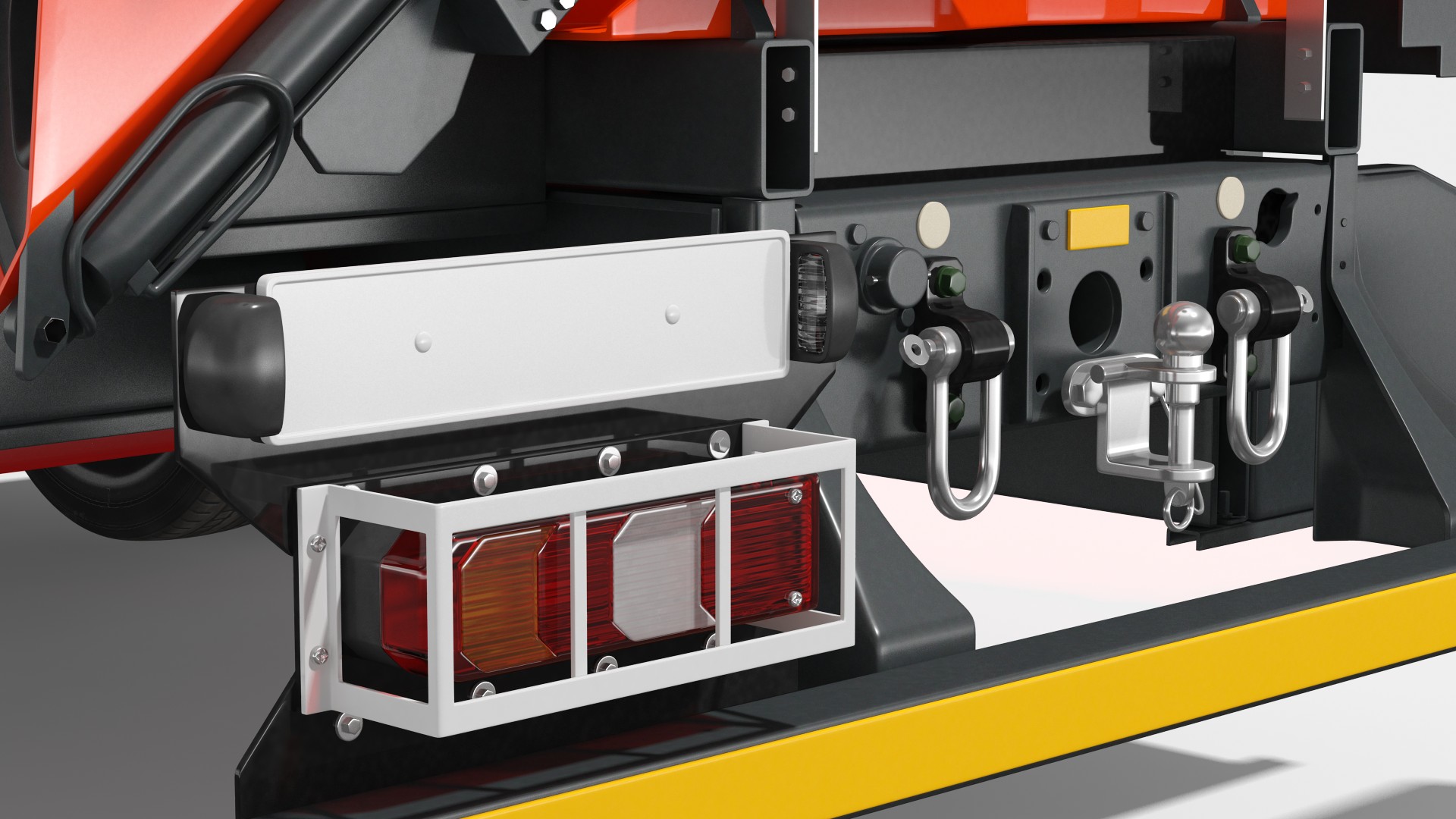 3D Modern Fire Truck Rigged for Maya model