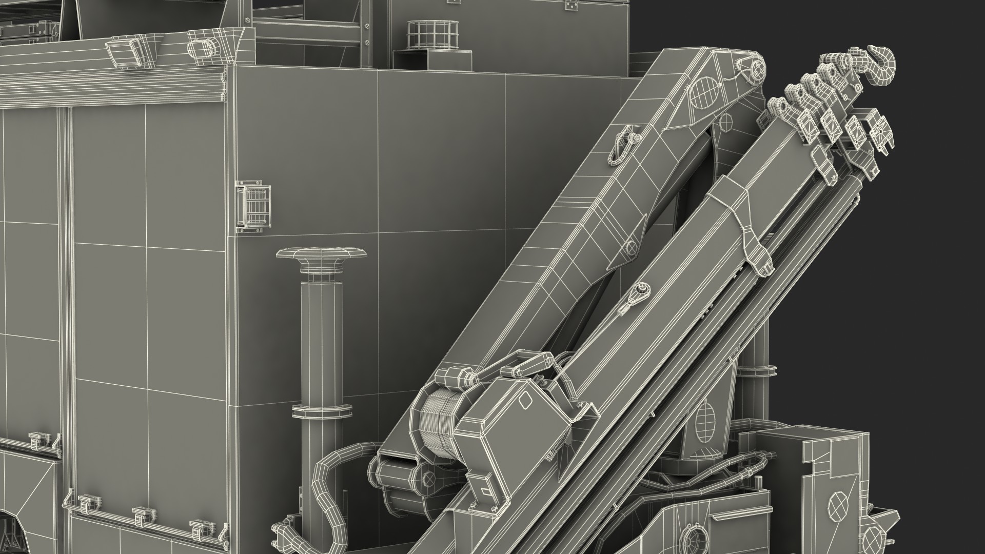 3D Modern Fire Truck Rigged for Maya model