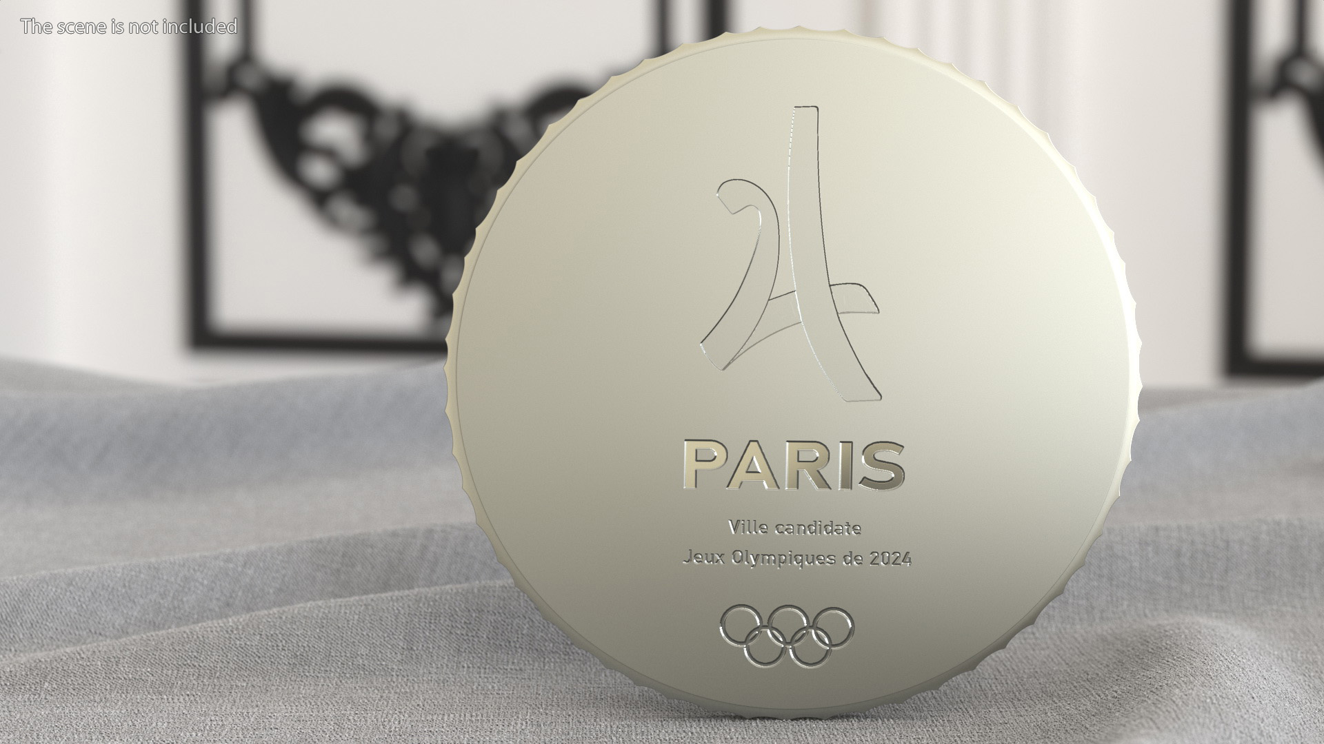 3D model Silver Olympic Medal