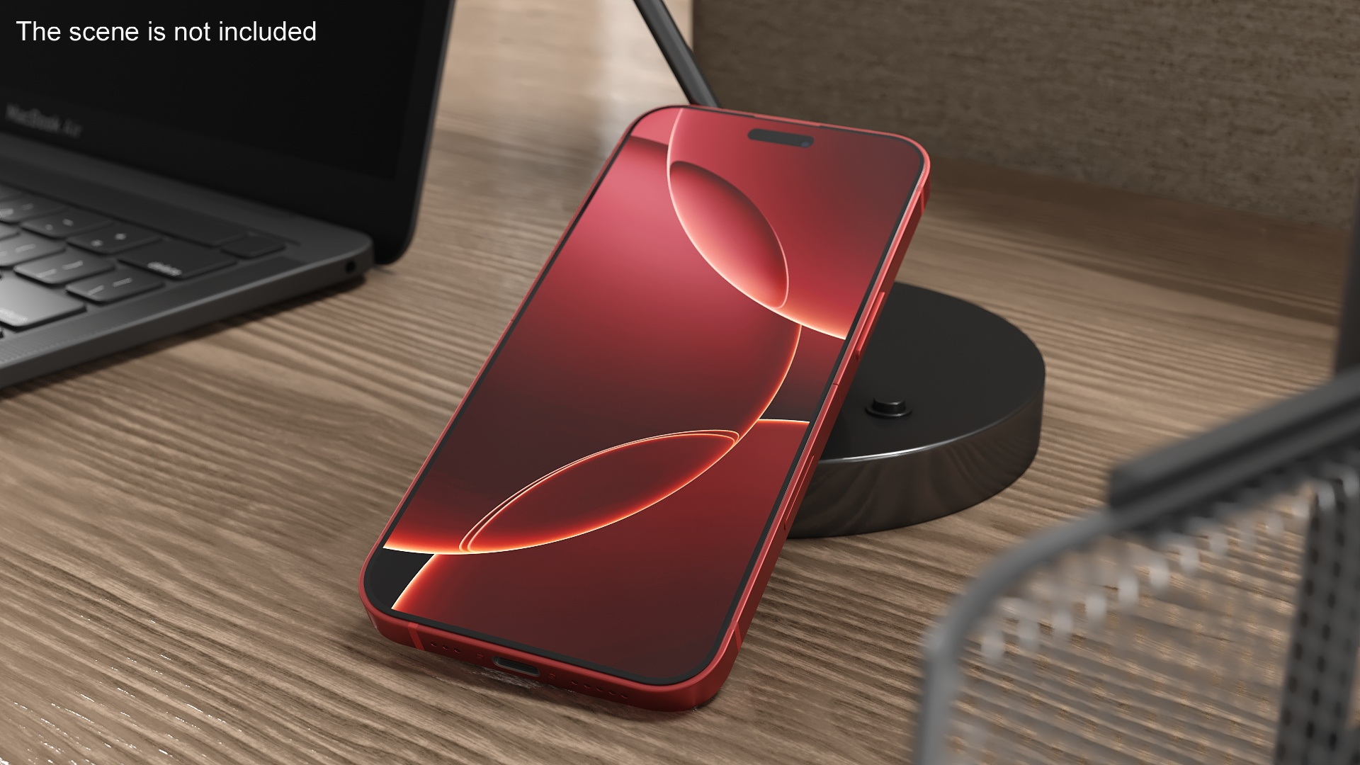 Apple iPhone Flip Crimson Red 3D model