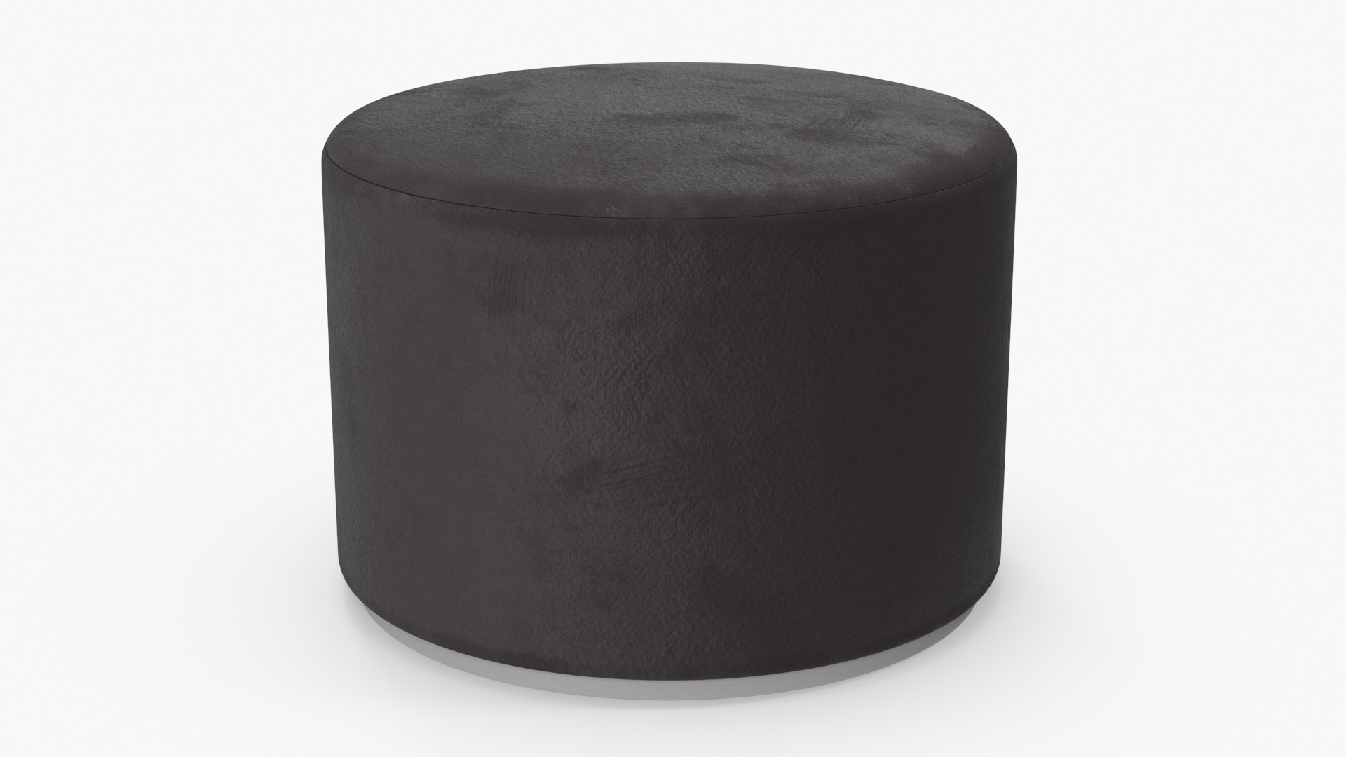 3D Round Fabric Ottoman Footstool for 3D Print model