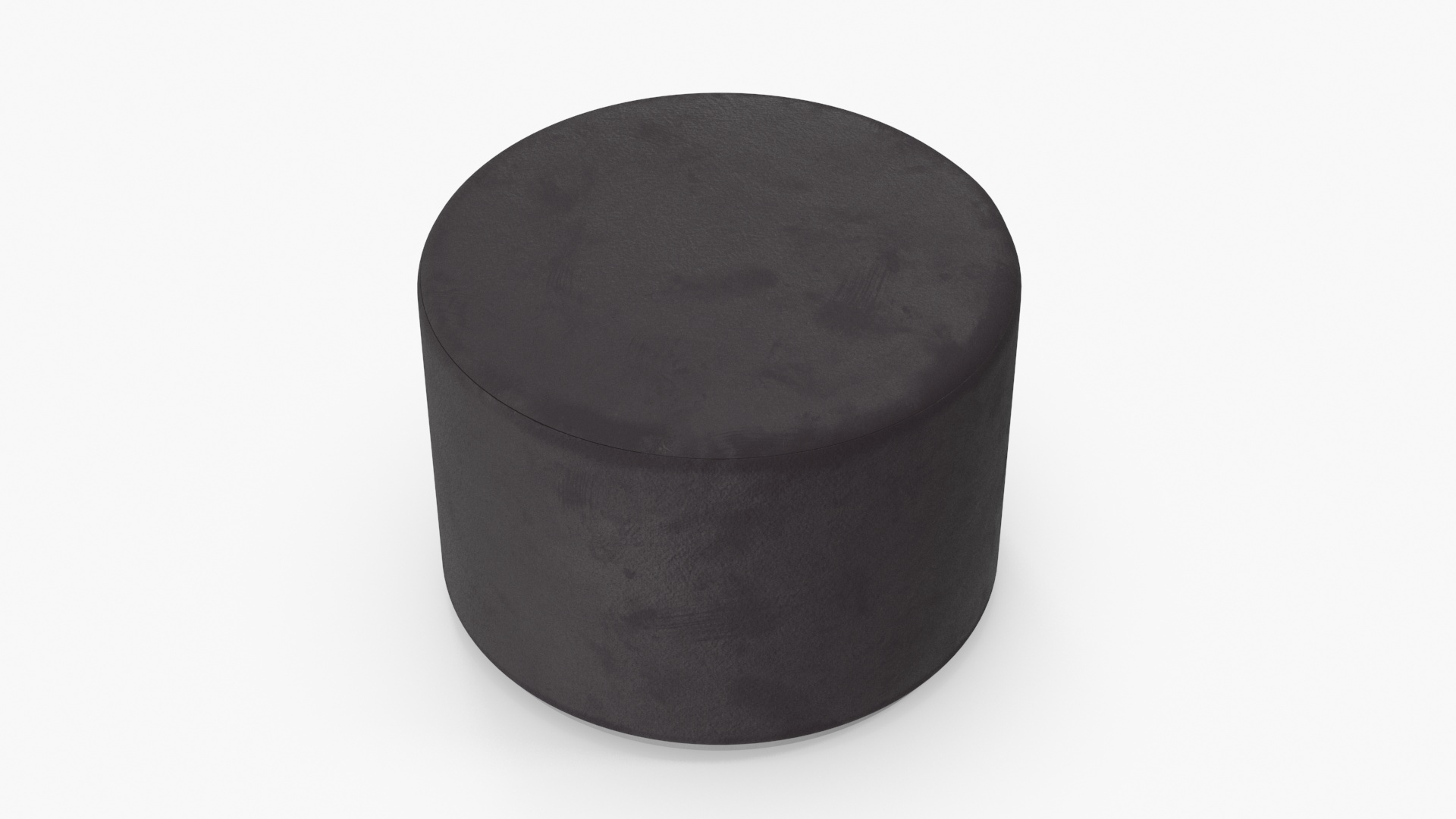 3D Round Fabric Ottoman Footstool for 3D Print model