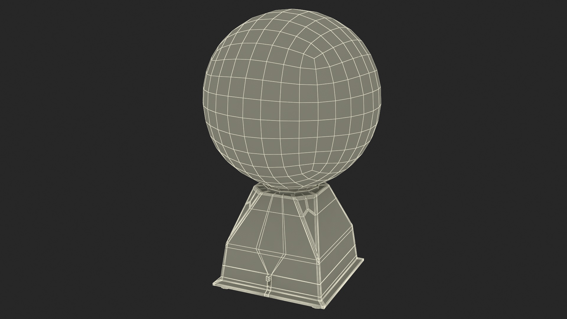 3D model Plasma Ball Table Lamp Colored