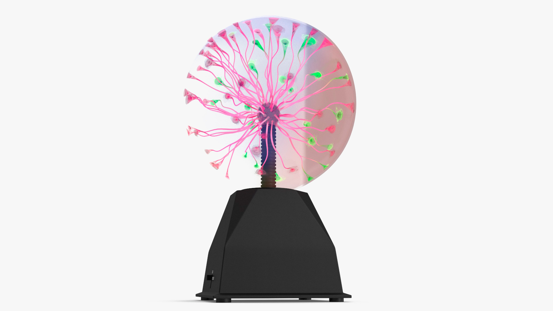 3D model Plasma Ball Table Lamp Colored