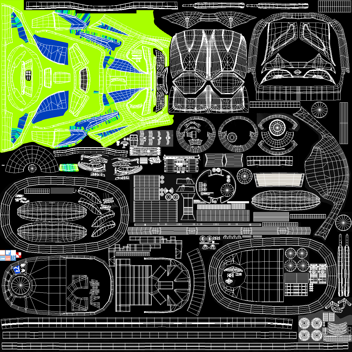 3D model Bumper Cars Pavilion