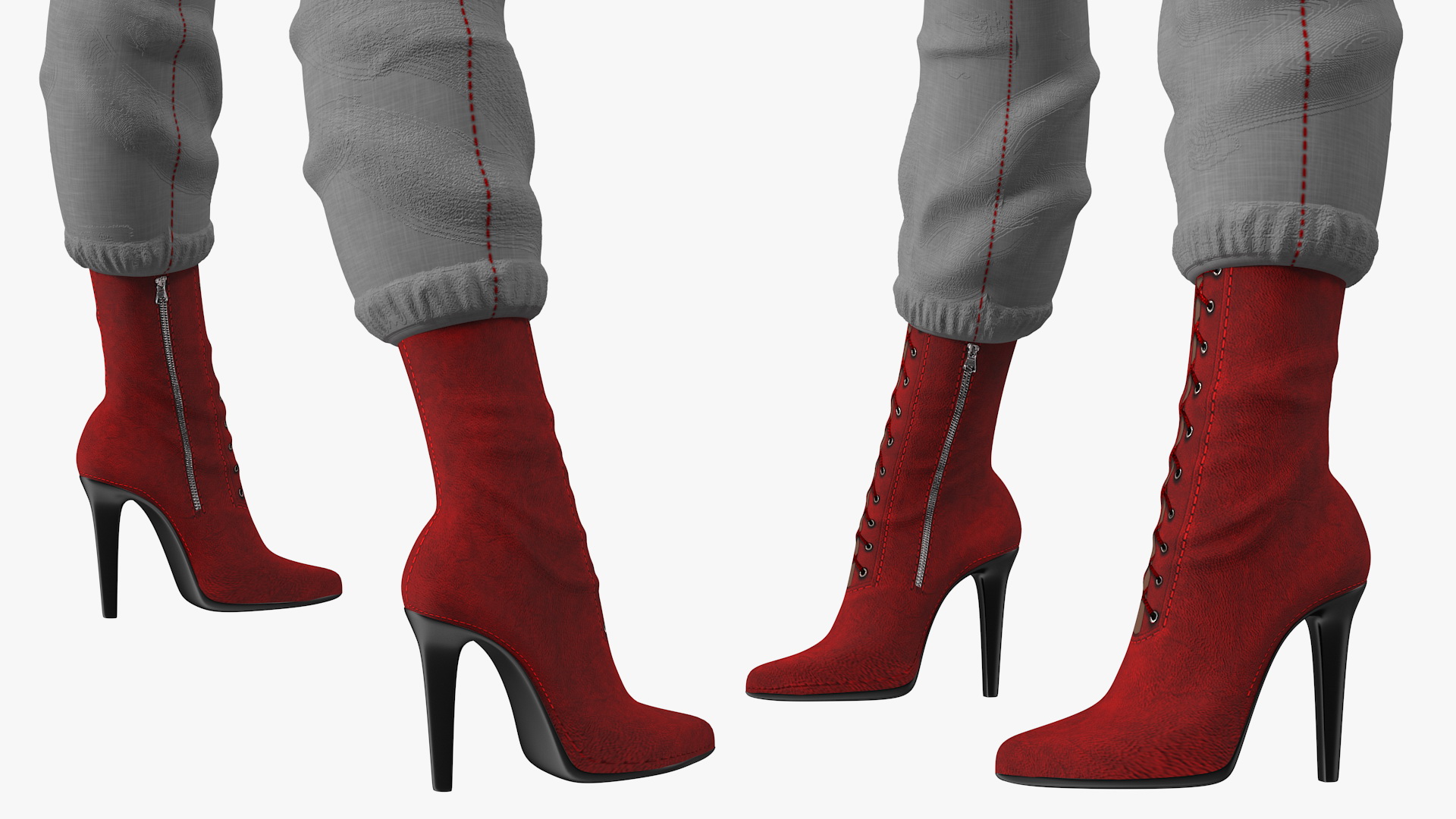 3D Dark Skin City Style Woman