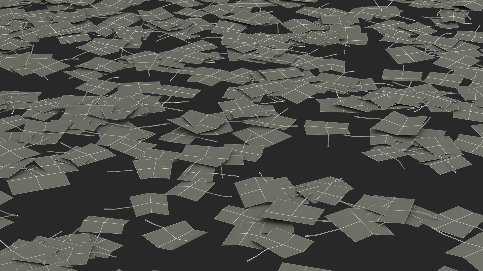 3D Ginkgo Tree Leaf Fall