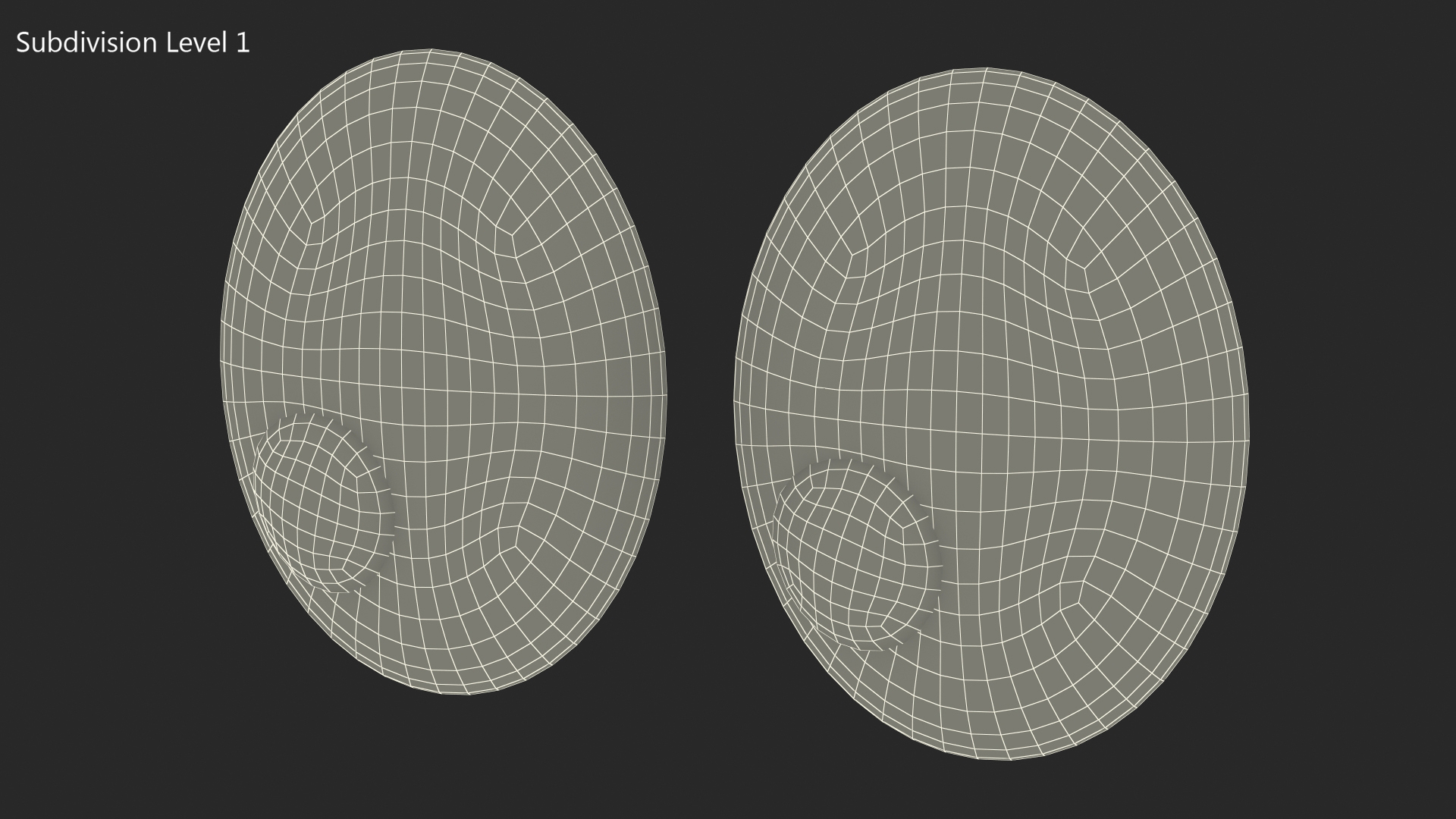 3D model Eyes Emoji