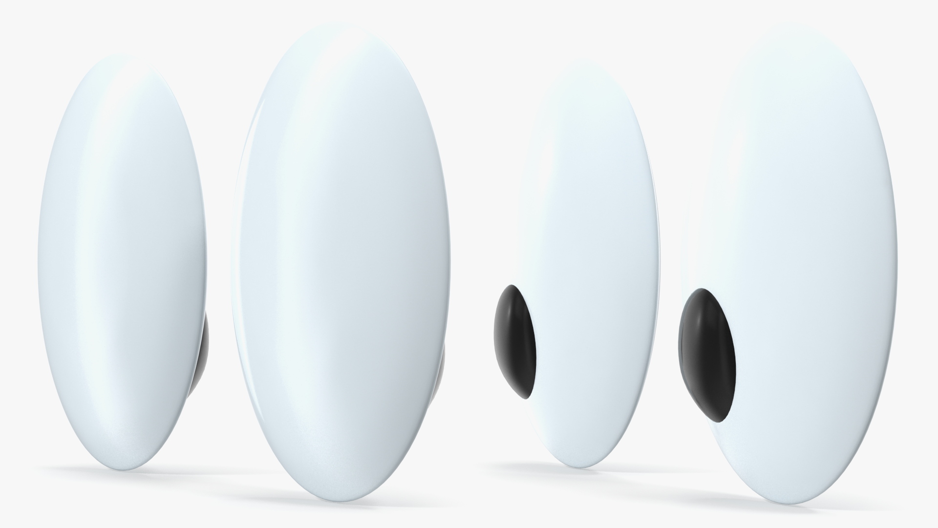 3D model Eyes Emoji