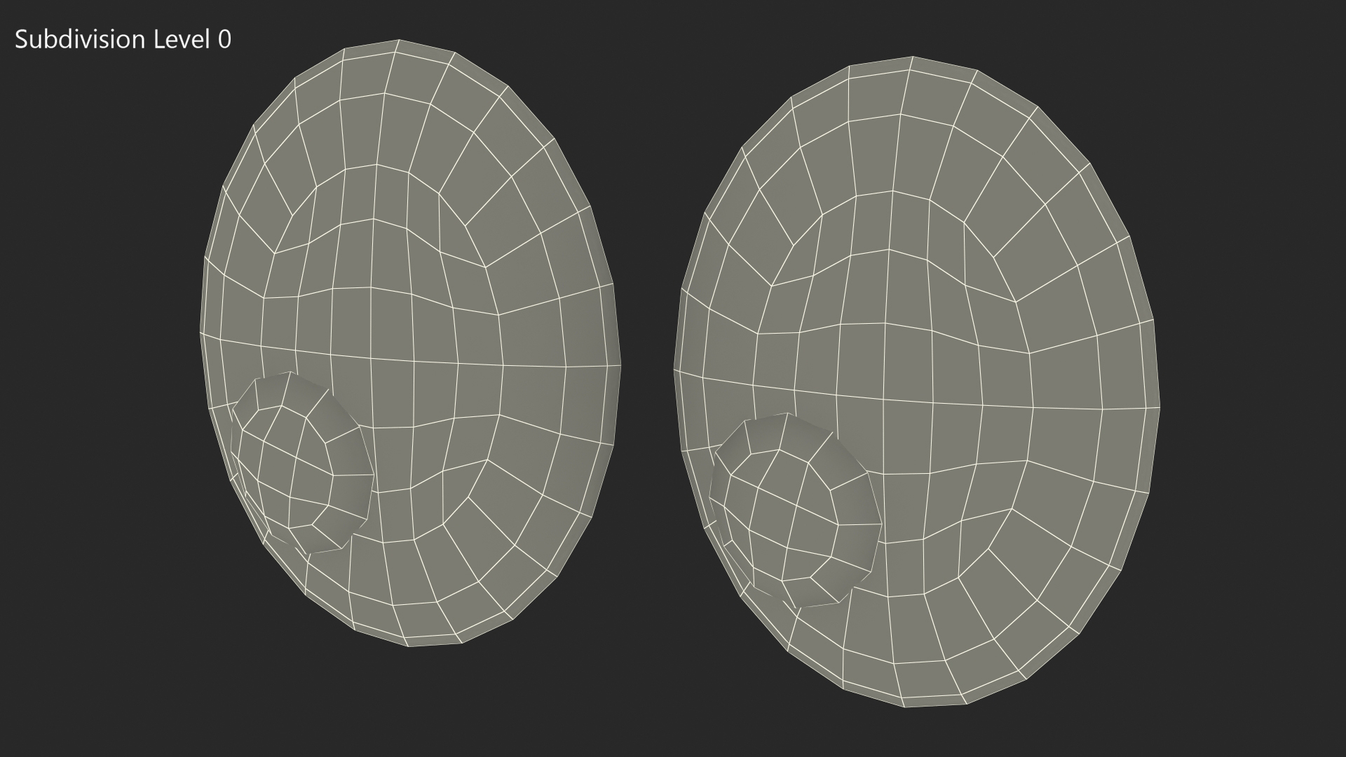 3D model Eyes Emoji