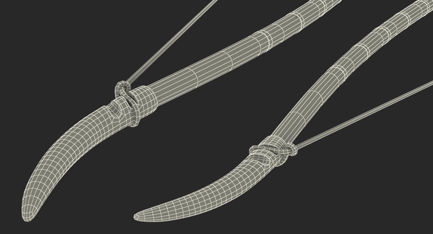 Viking Bow with Armed Arrow 3D