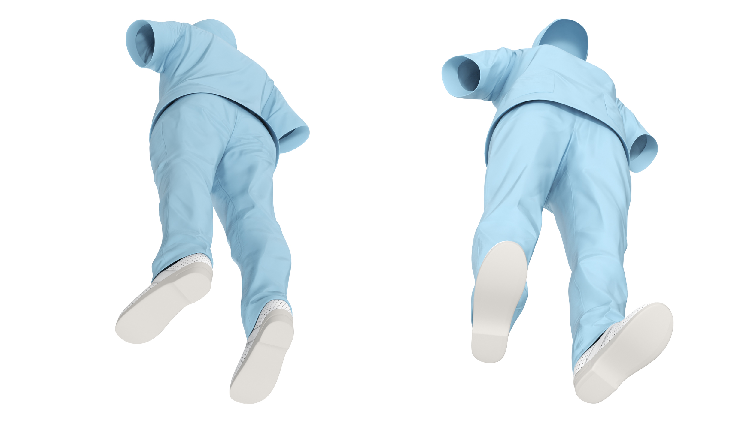 3D Healthcare Professional Scrubs Uniform model