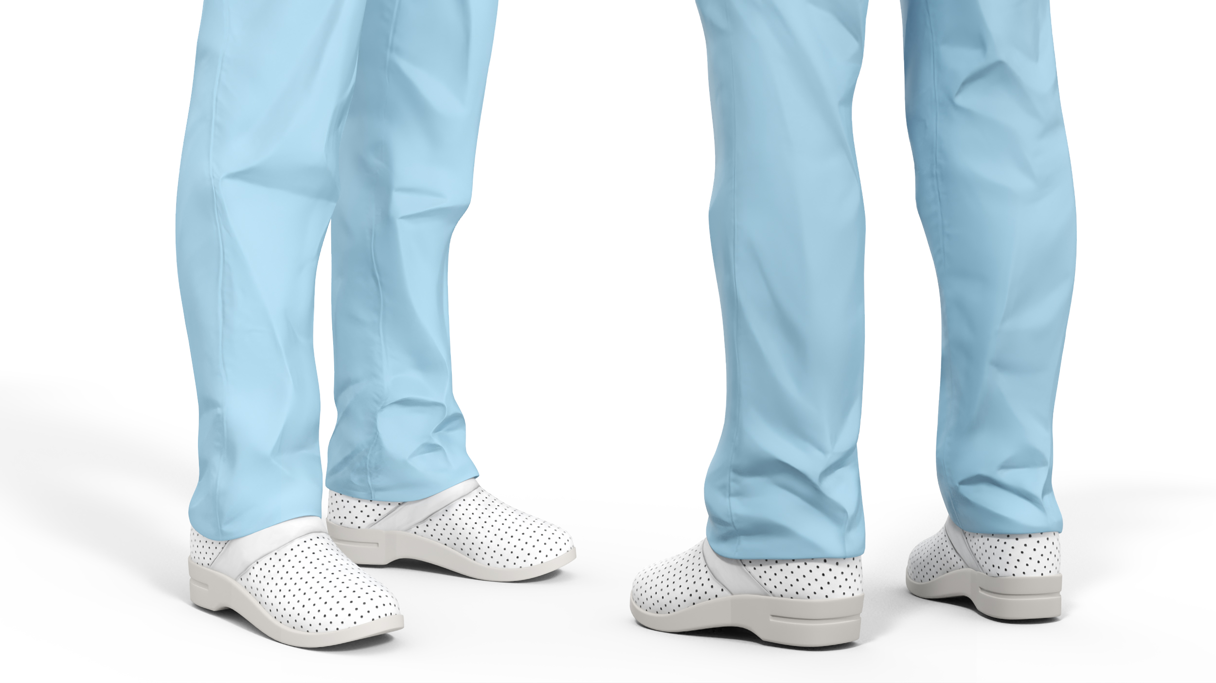 3D Healthcare Professional Scrubs Uniform model