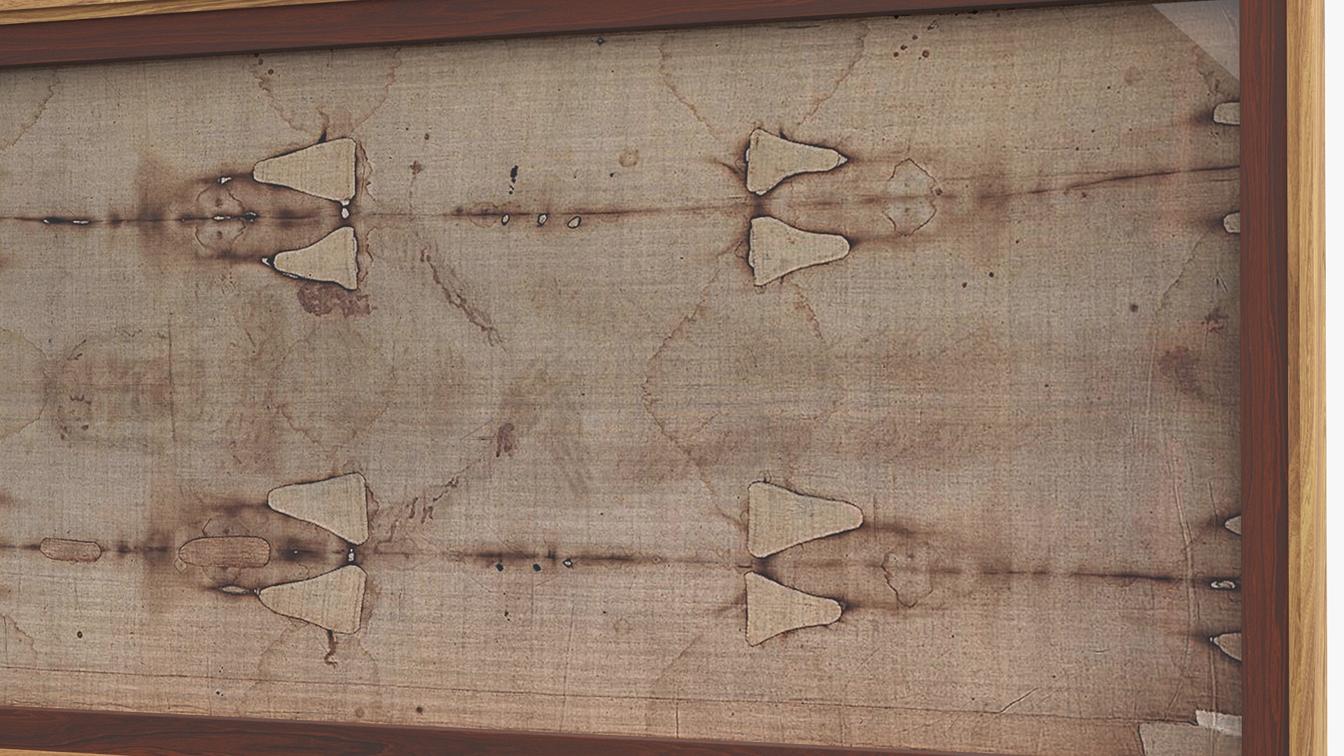 3D Shroud of Turin Framed Stand model