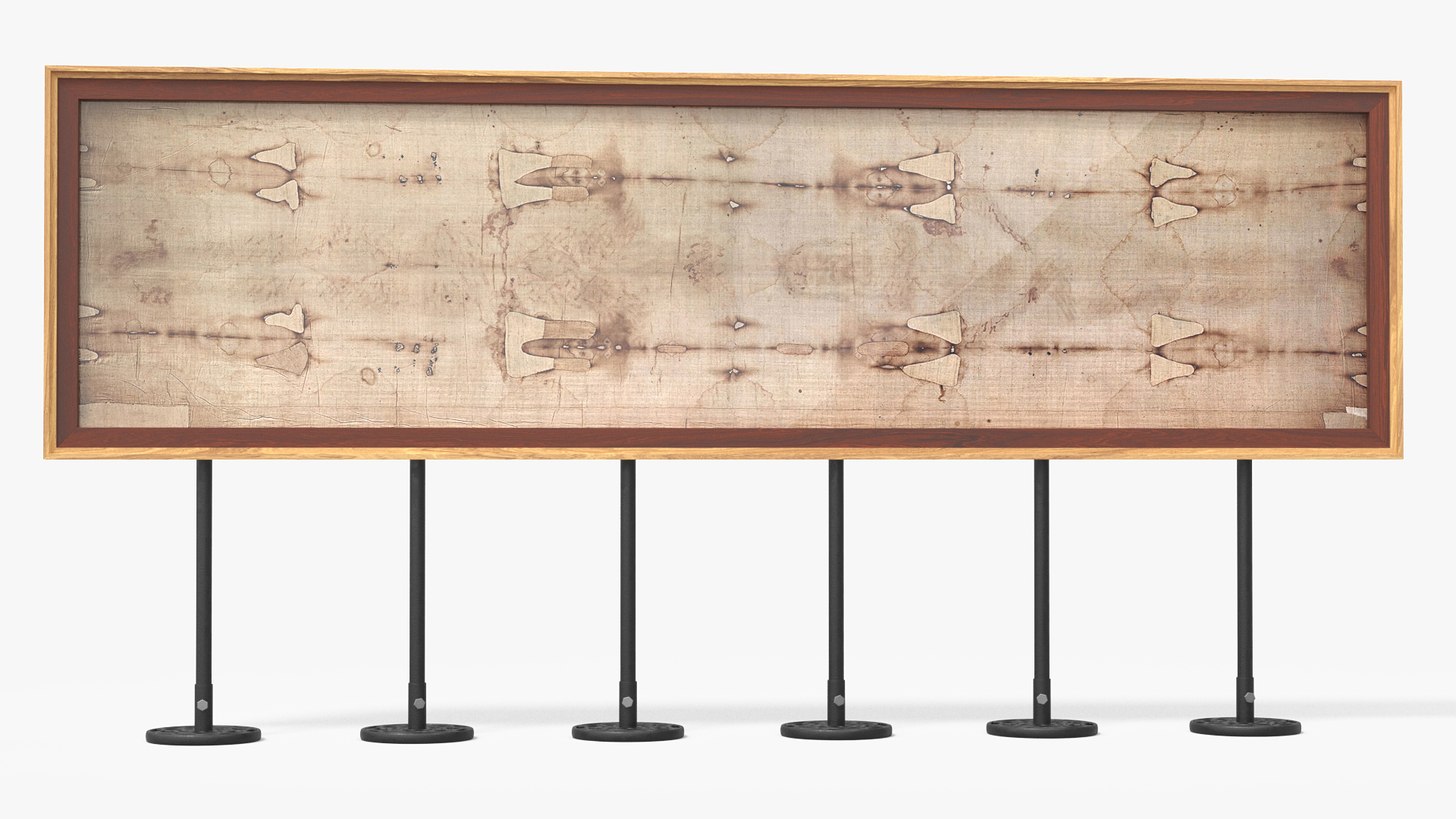 3D Shroud of Turin Framed Stand model