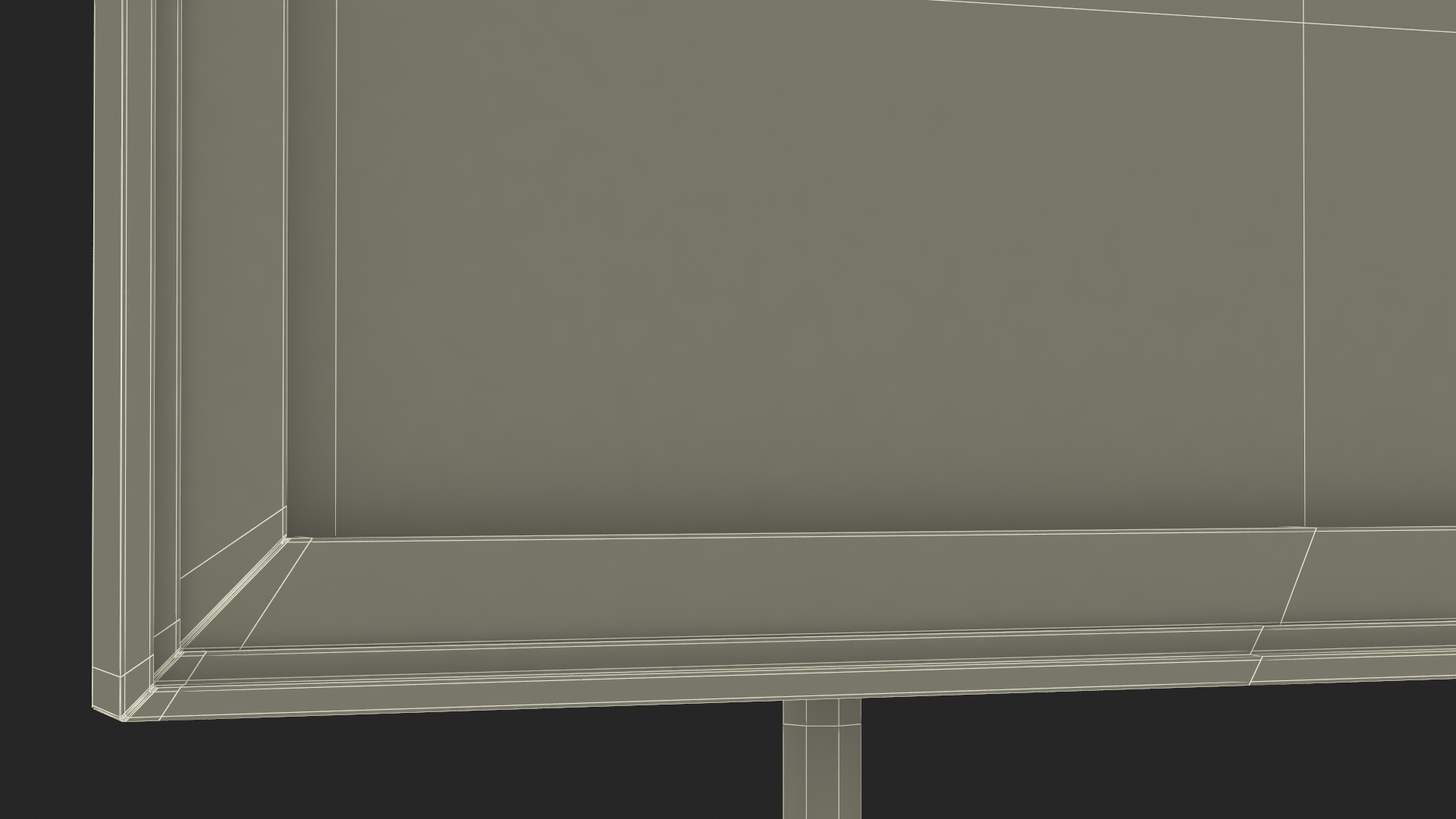 3D Shroud of Turin Framed Stand model