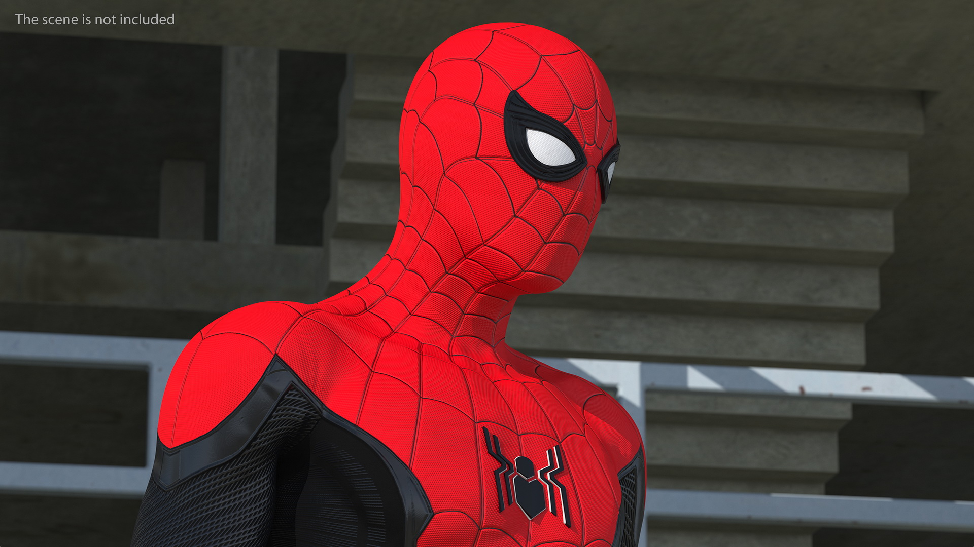 Spider Man Standing Pose 3D model