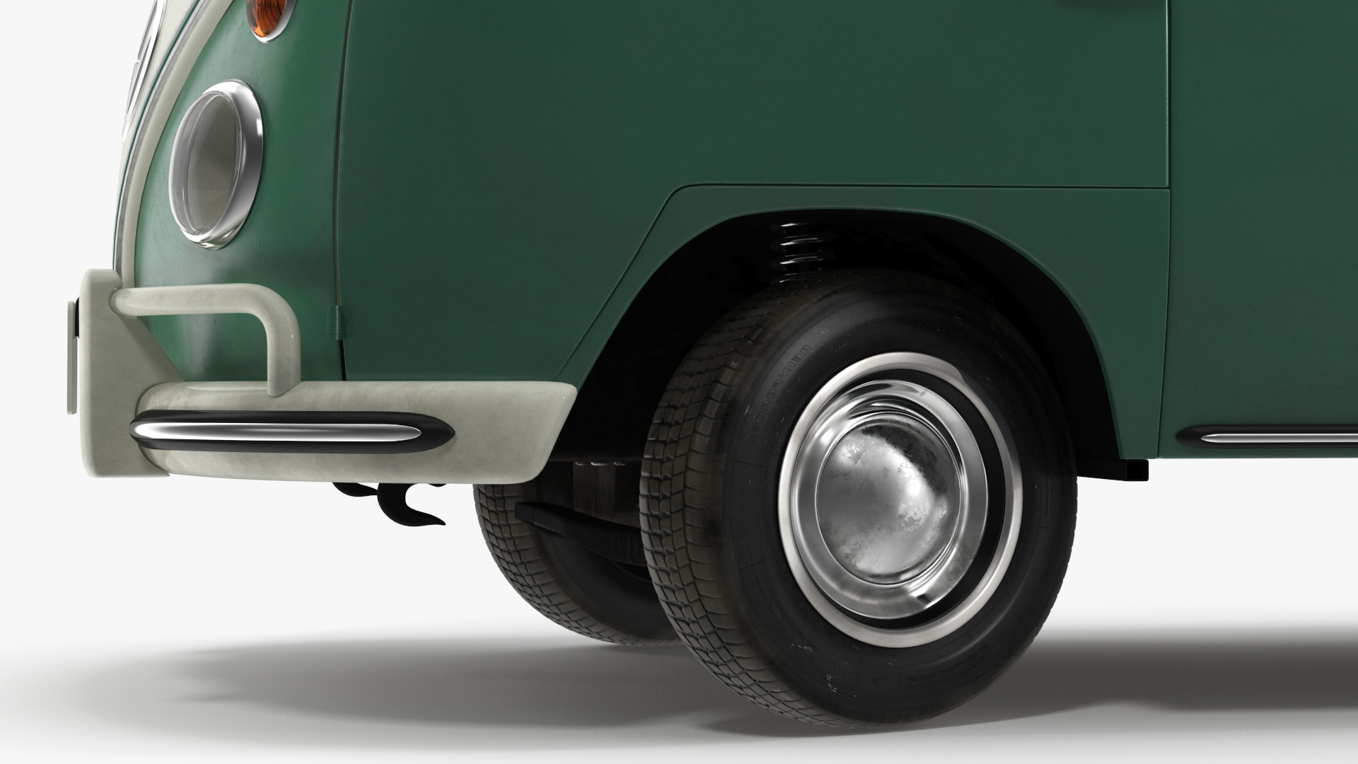 Volkswagen Type 2 Bus Rigged for Maya 3D