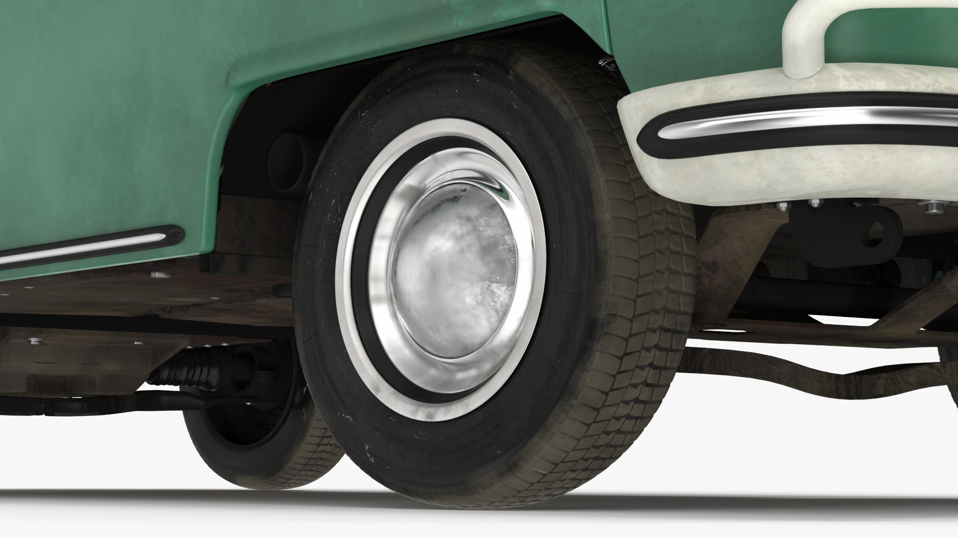 Volkswagen Type 2 Bus Rigged for Maya 3D