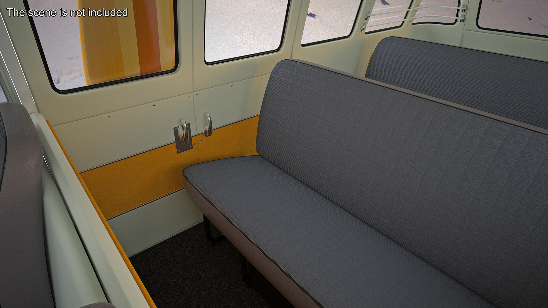 Volkswagen Type 2 Bus Rigged for Maya 3D
