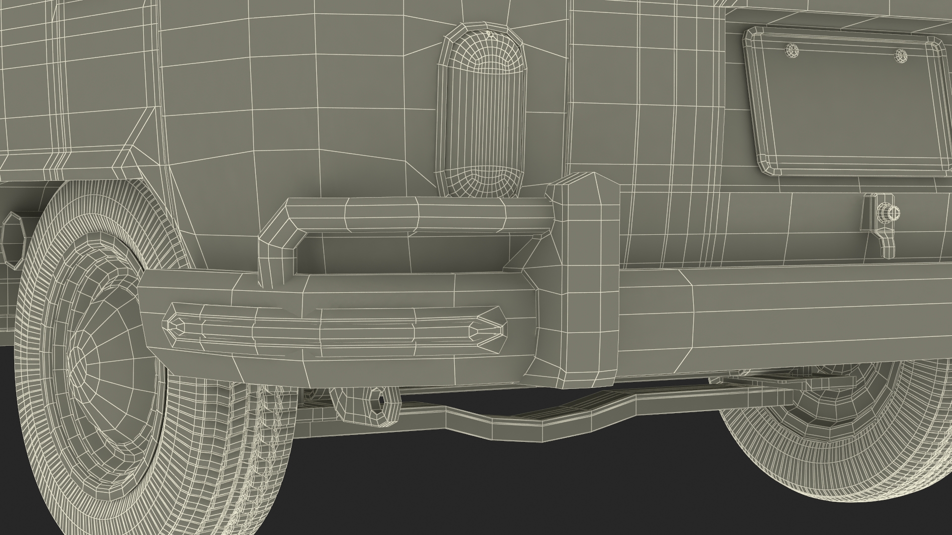 Volkswagen Type 2 Bus Rigged for Maya 3D
