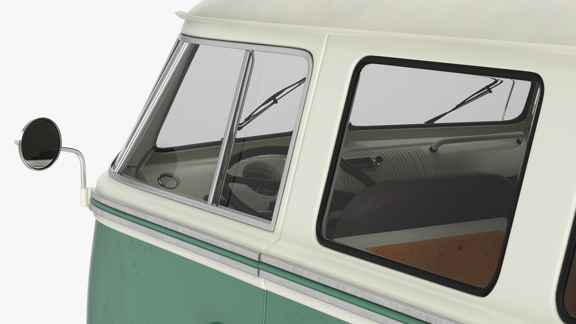 Volkswagen Type 2 Bus Rigged for Maya 3D