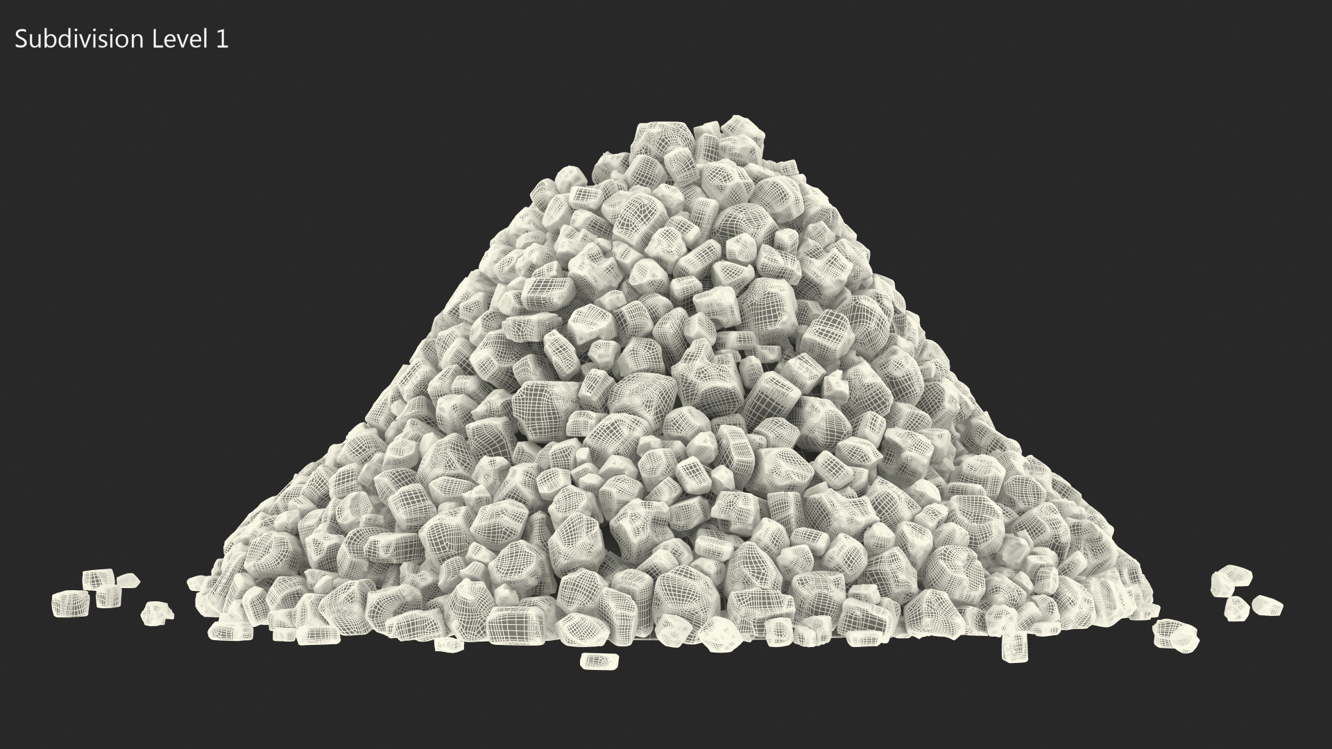 3D model Anthracite Coal Heap