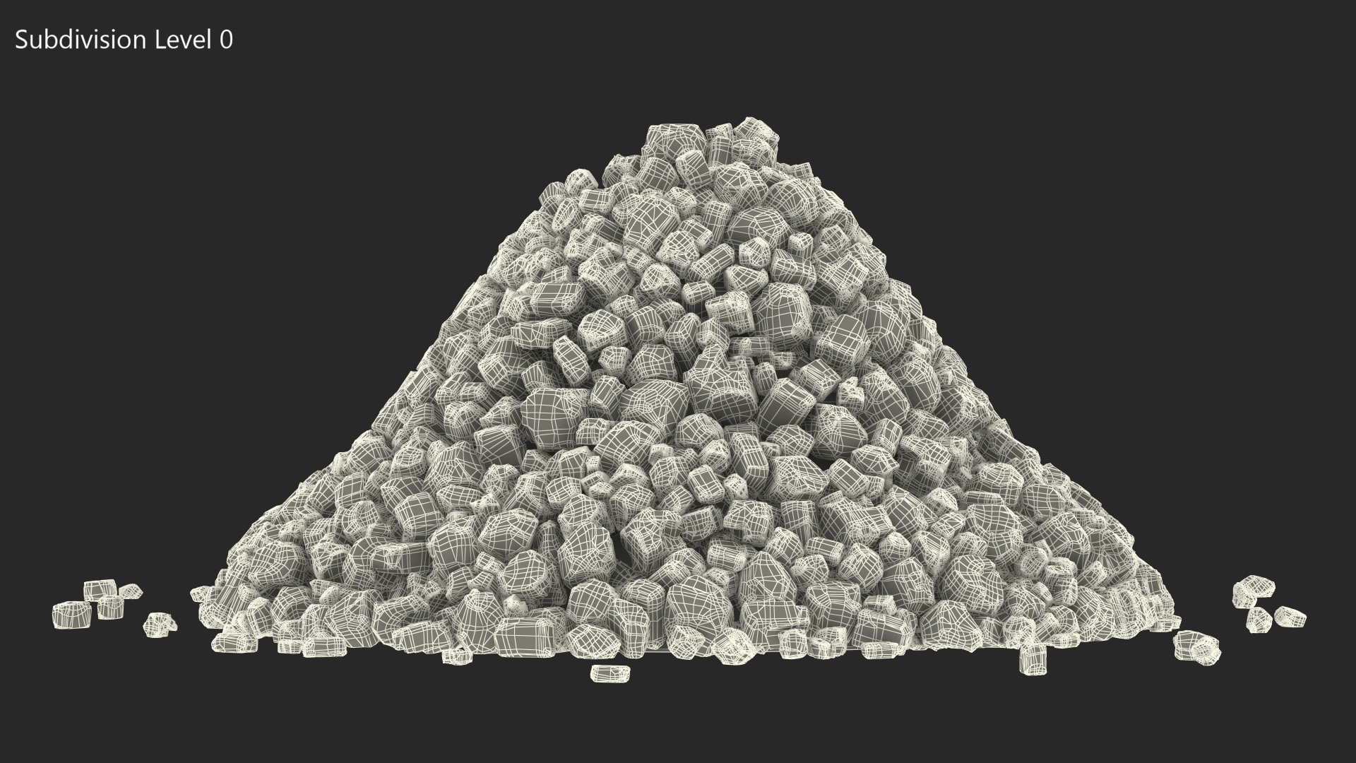 3D model Anthracite Coal Heap