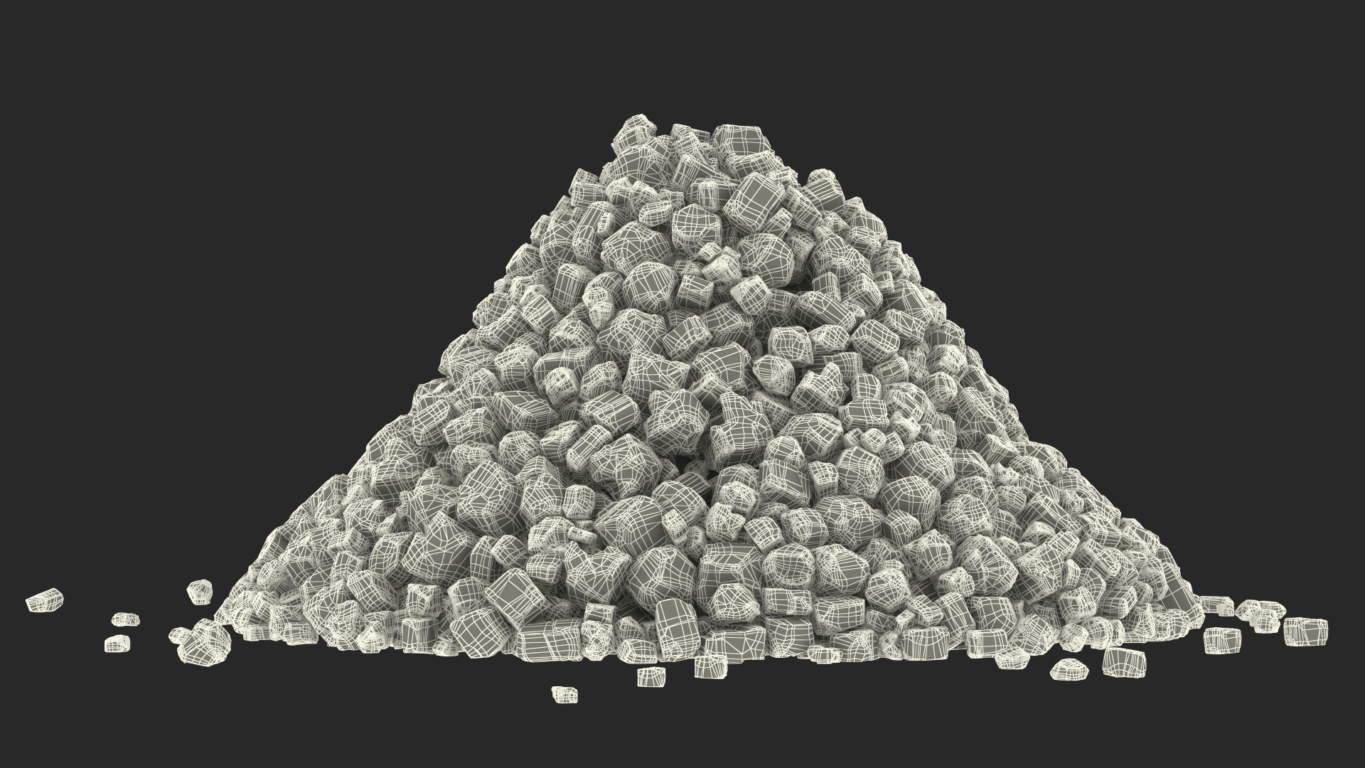 3D model Anthracite Coal Heap
