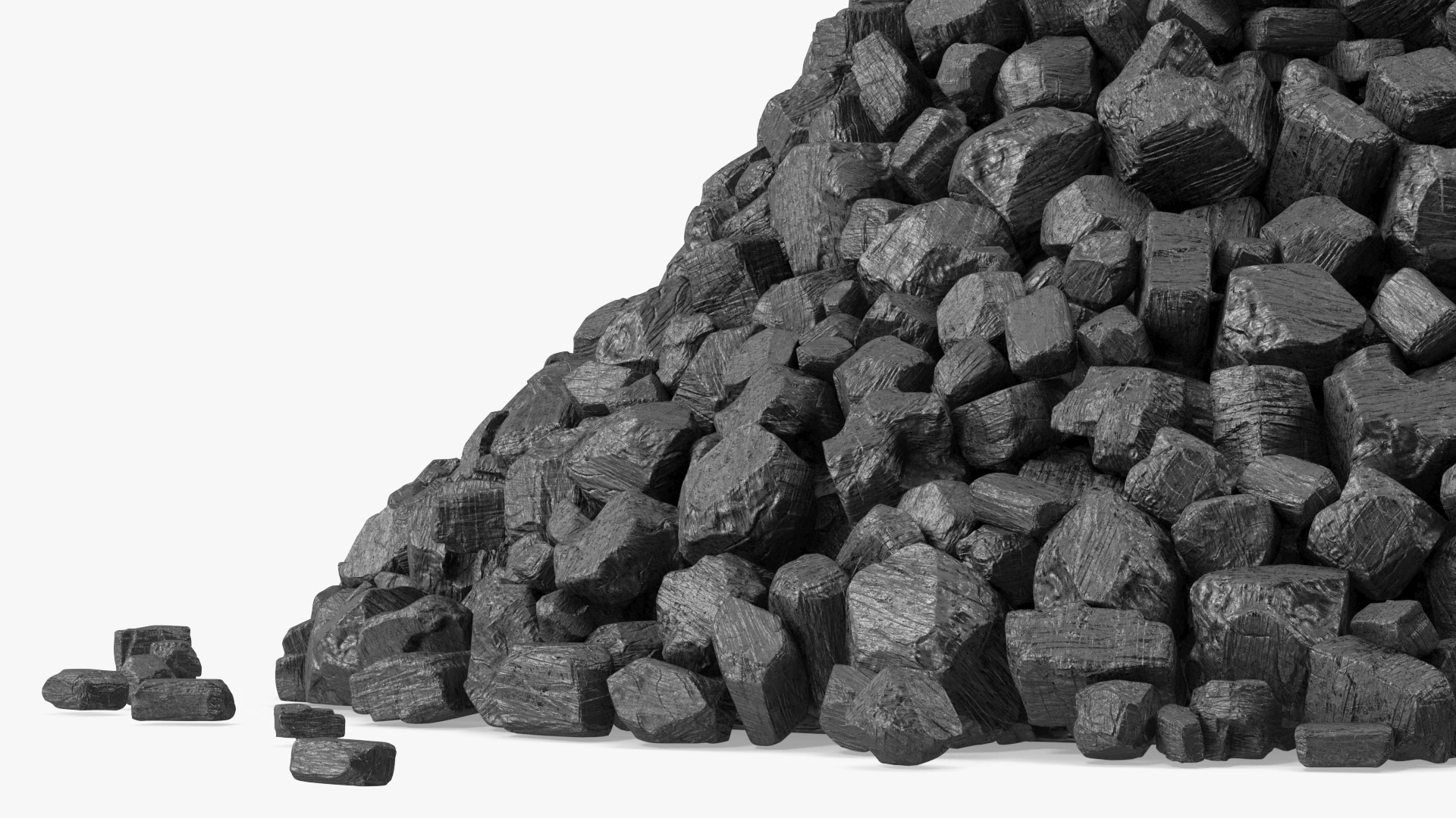 3D model Anthracite Coal Heap