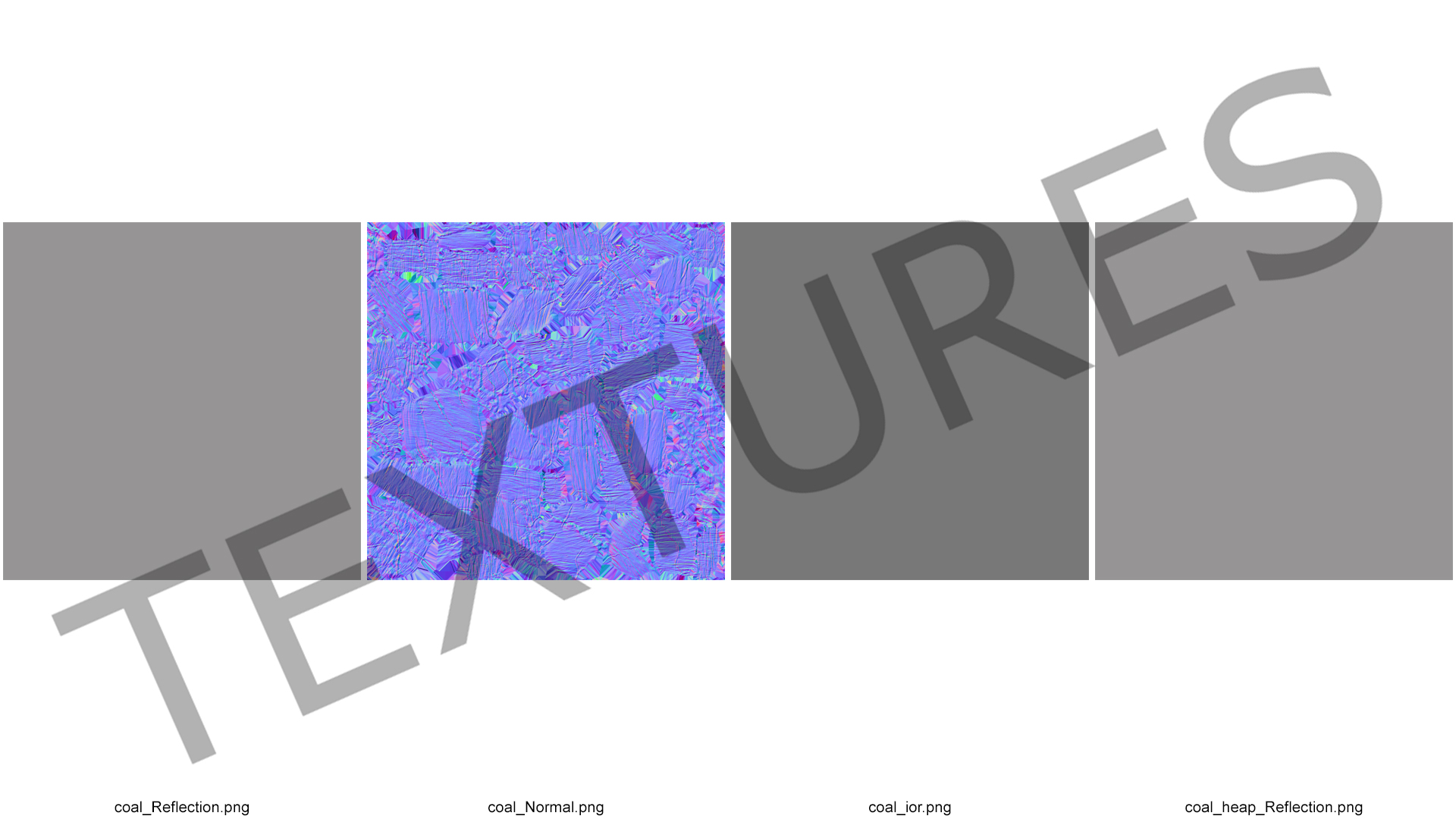 3D model Anthracite Coal Heap