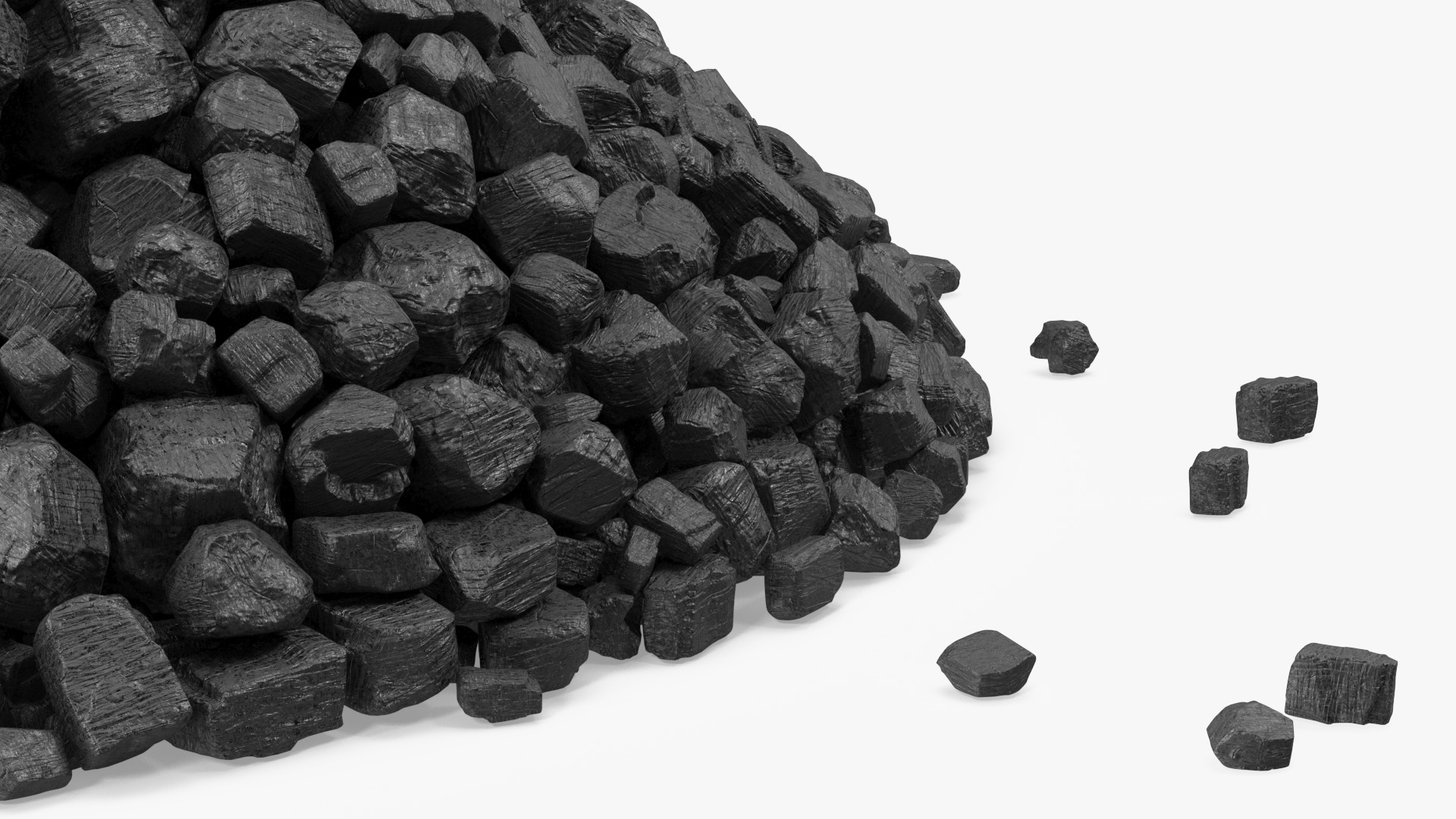 3D model Anthracite Coal Heap