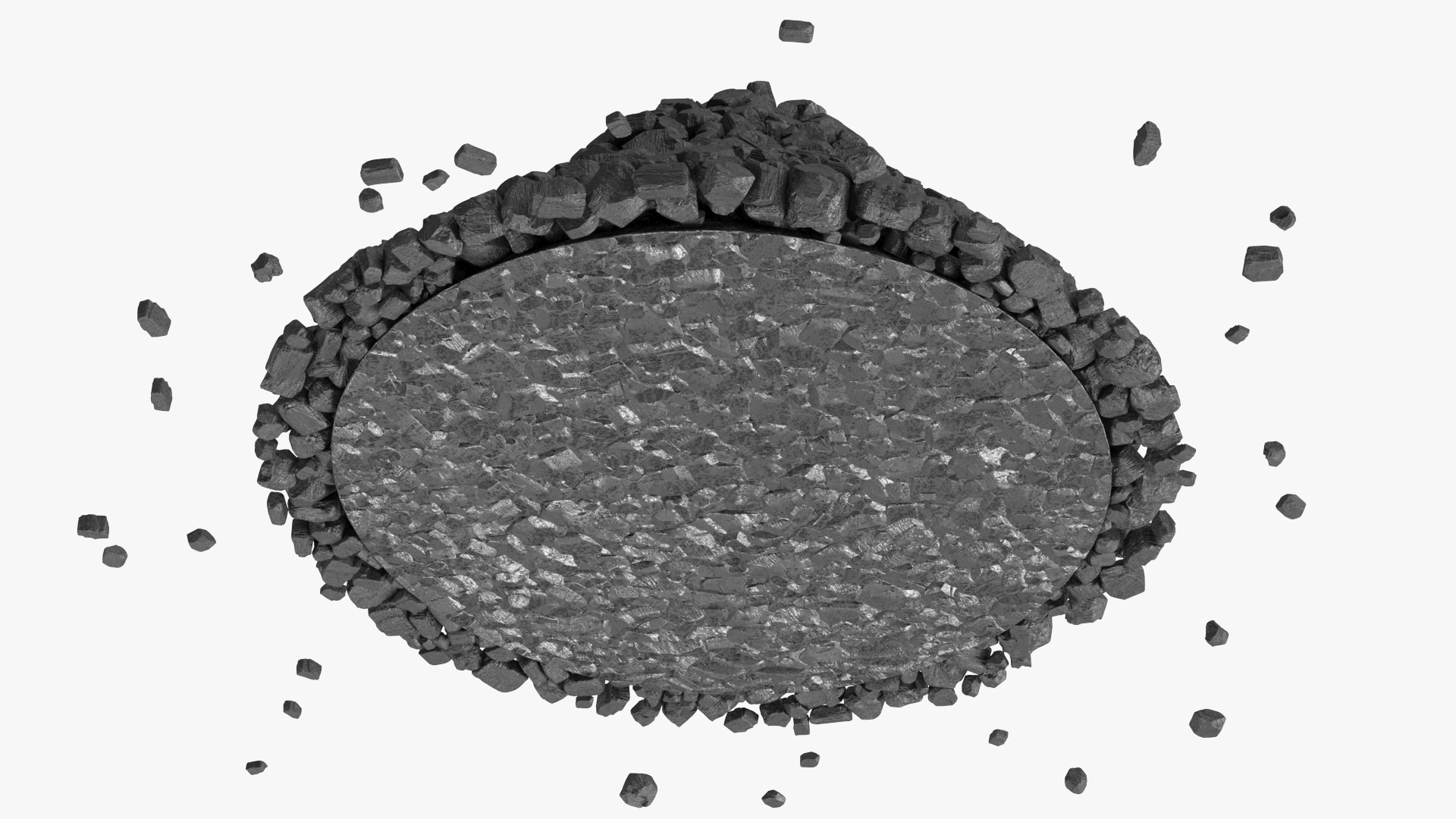 3D model Anthracite Coal Heap