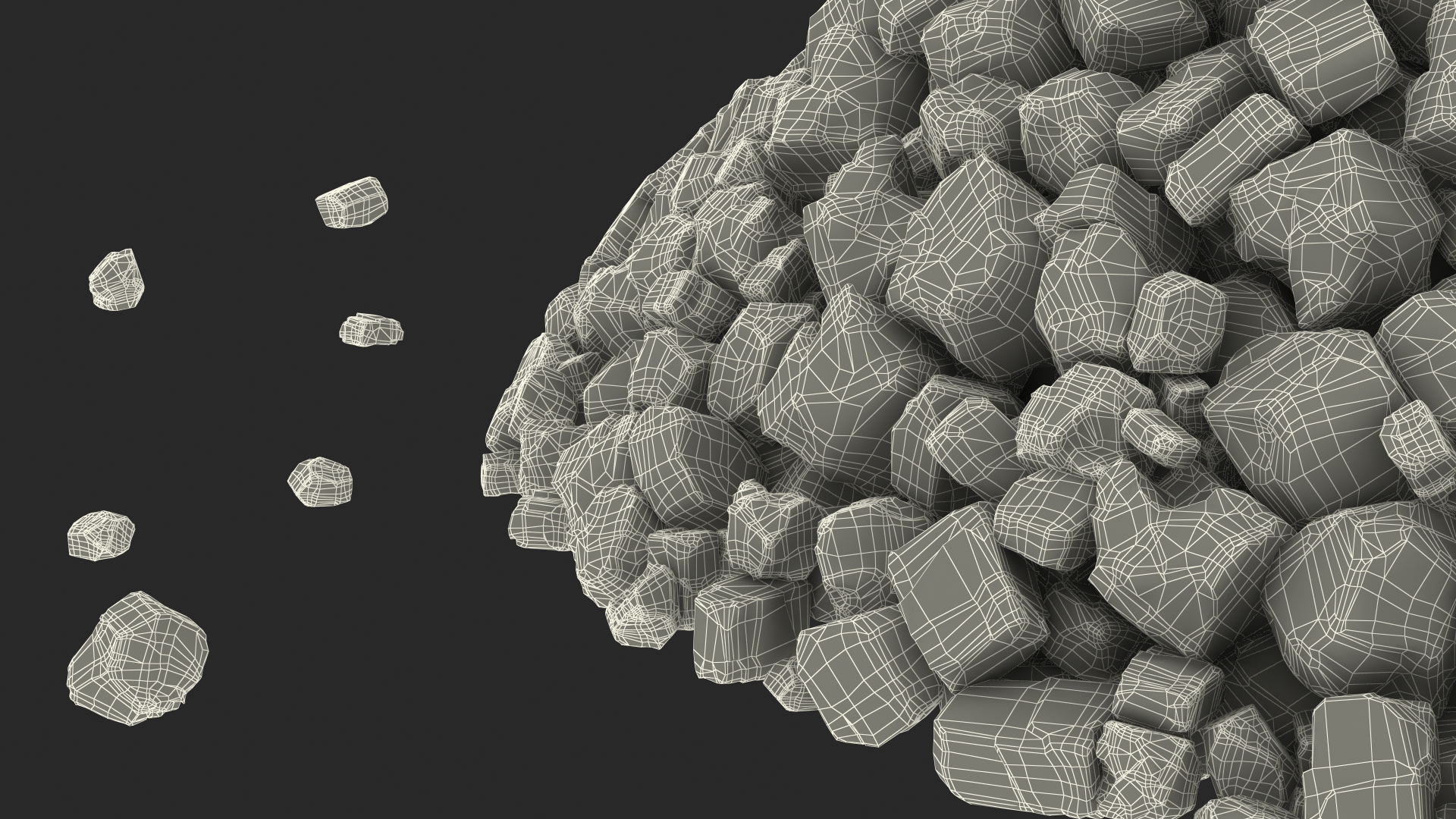 3D model Anthracite Coal Heap