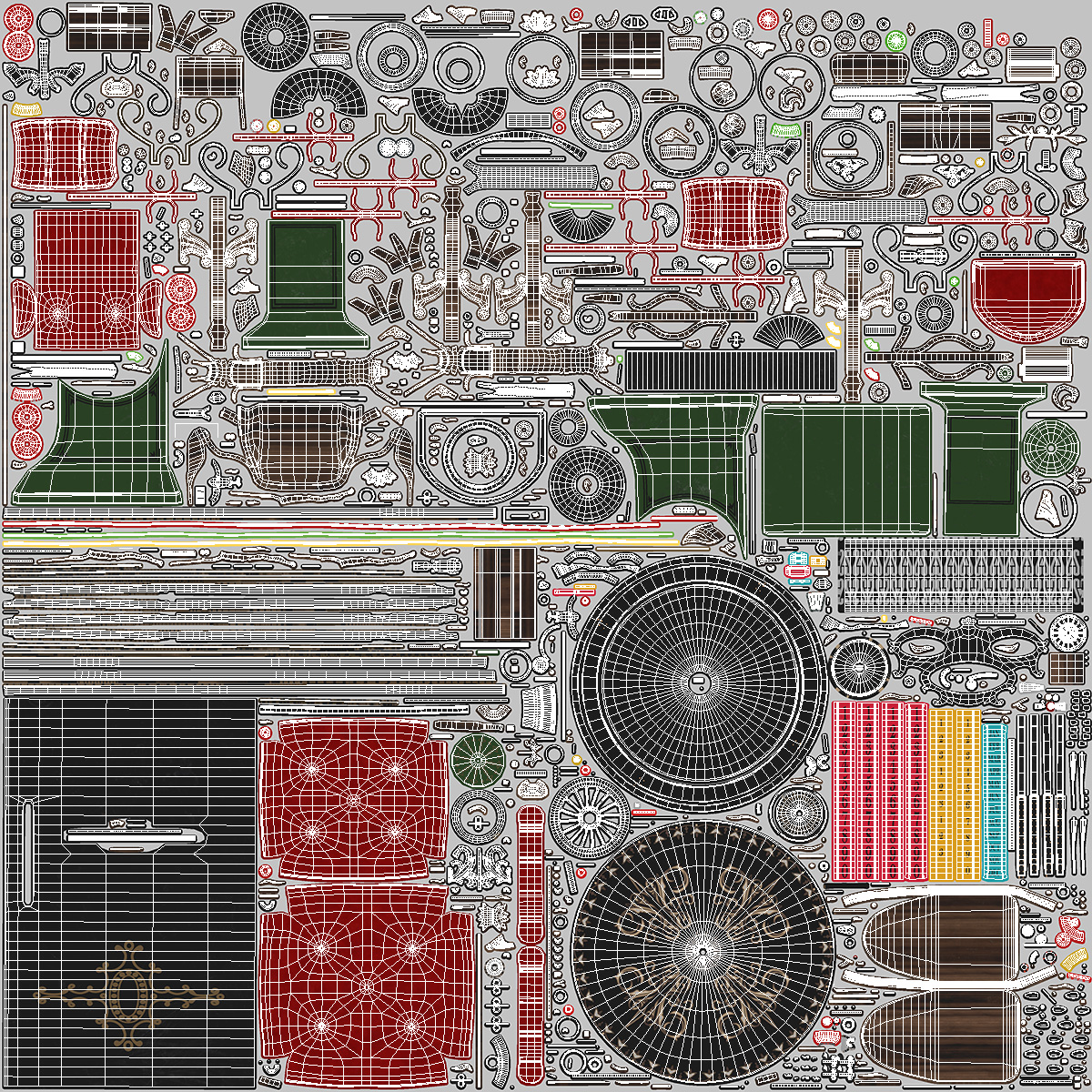 3D Retro Time Machine by Herbert Wells Rigged for Cinema 4D
