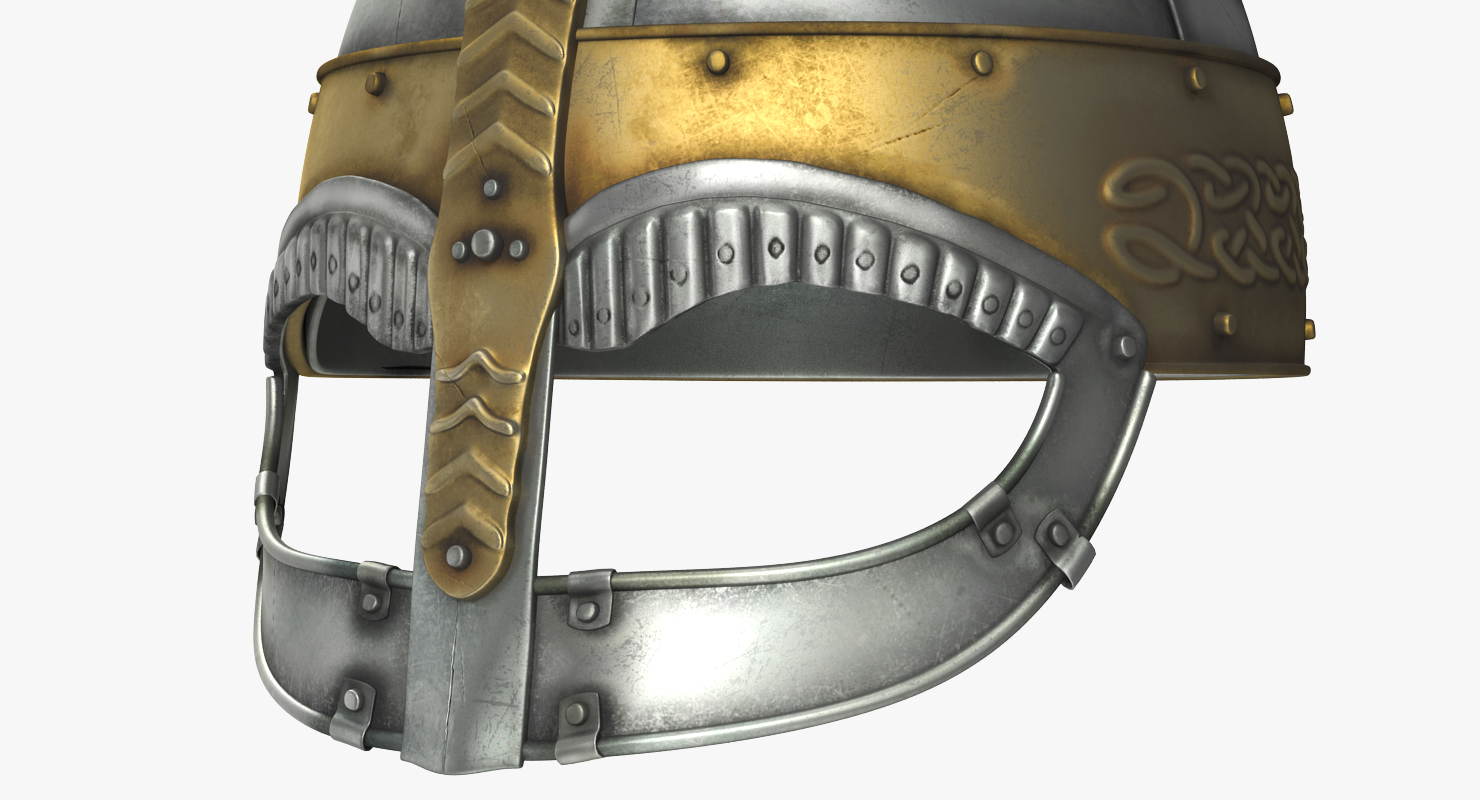 3D model Viking Horned Helmet