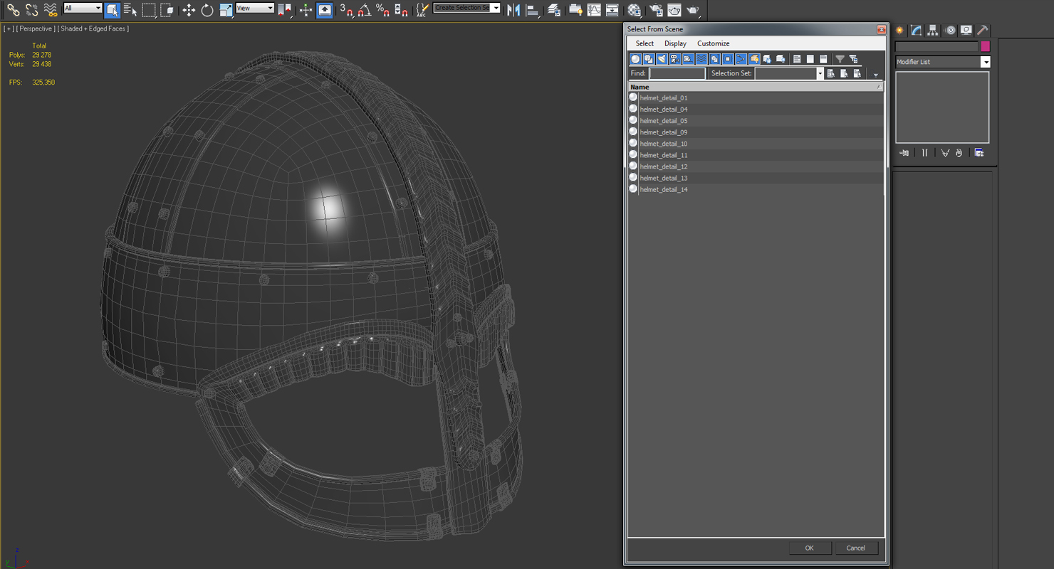 3D model Viking Horned Helmet