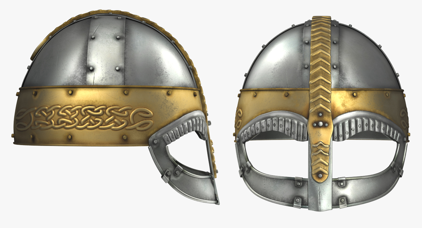 3D model Viking Horned Helmet