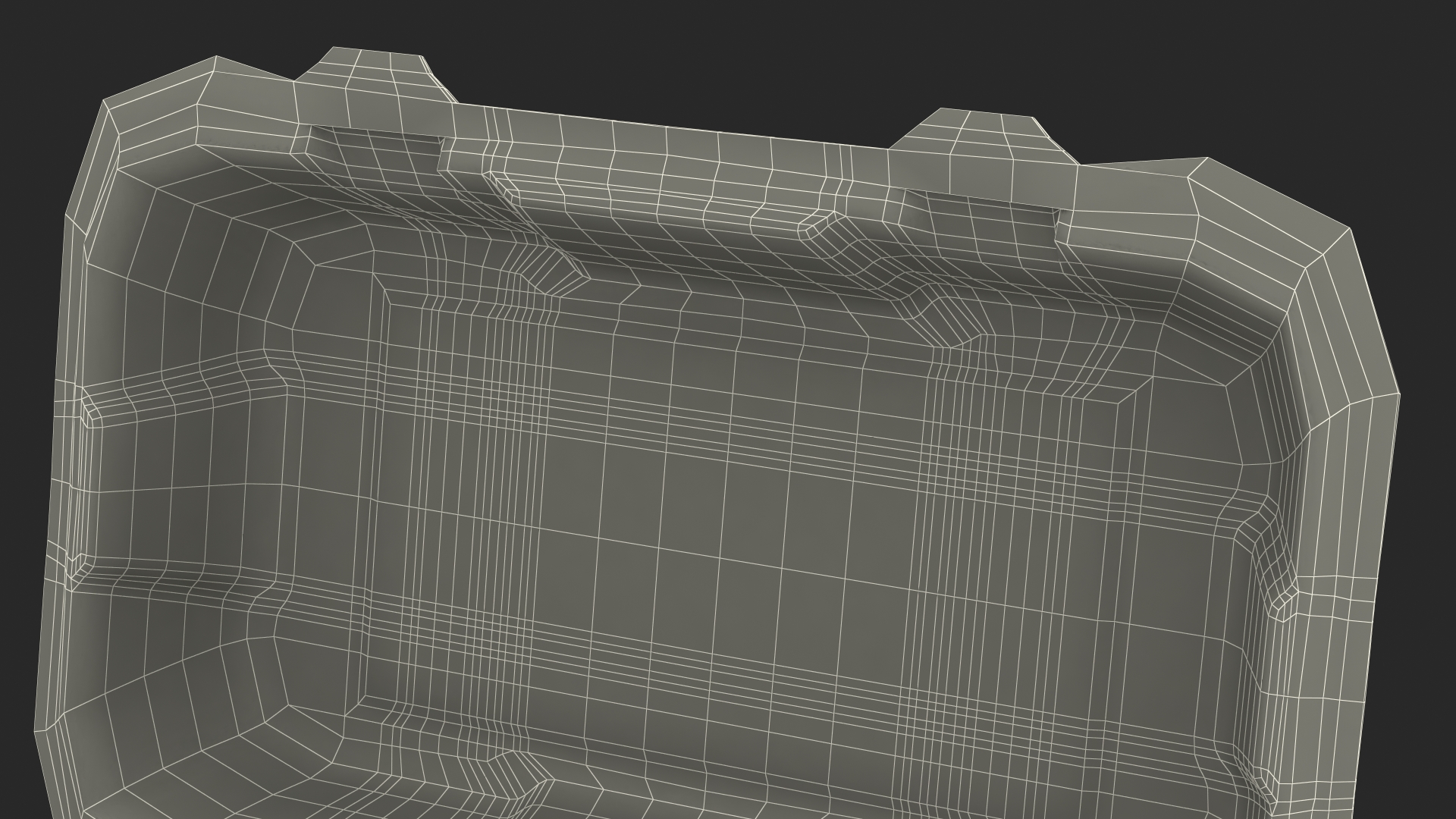 3D Open Food Container Set model